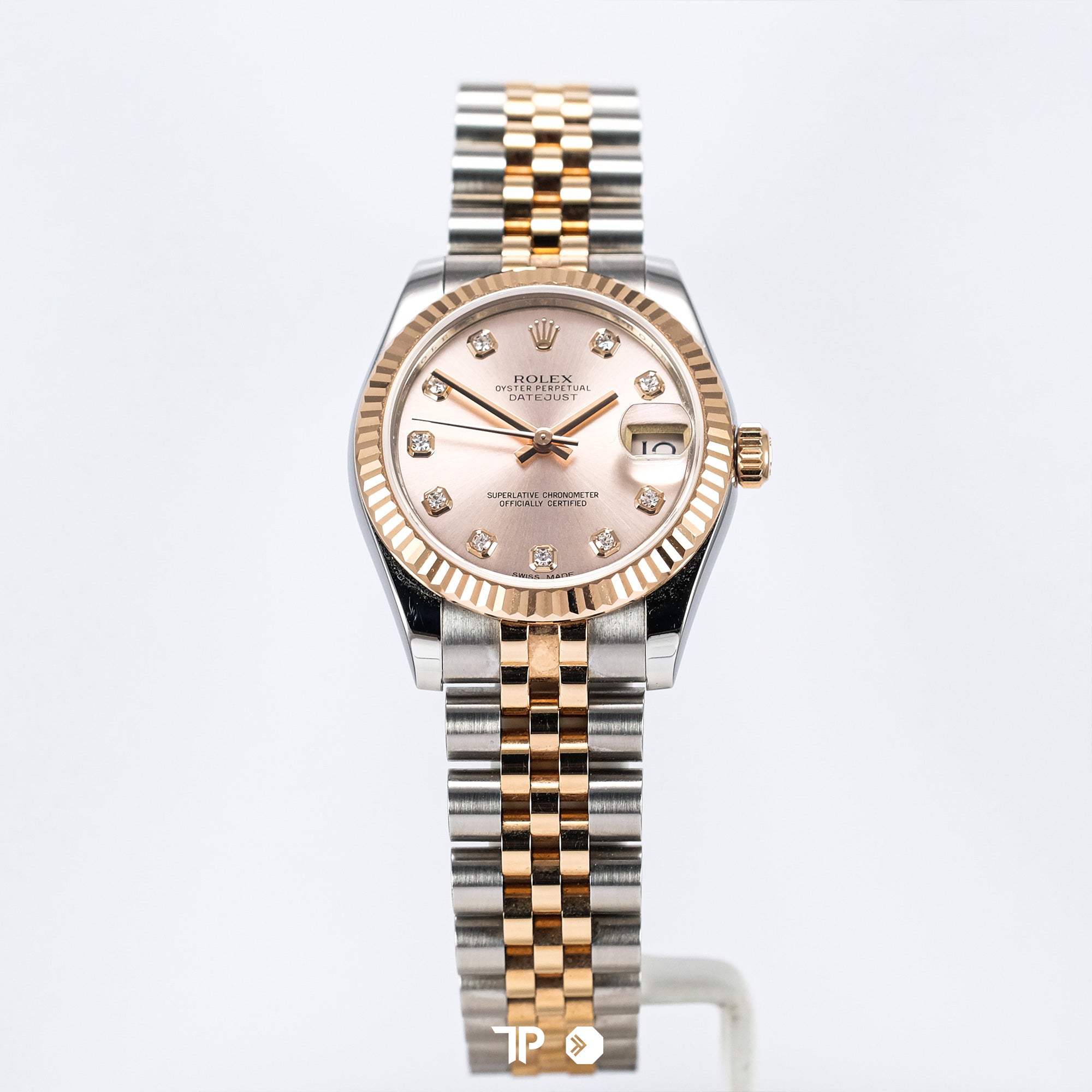 Datejust 31 Pink Diamond Two Tone Rose Gold Jubilee (2013)