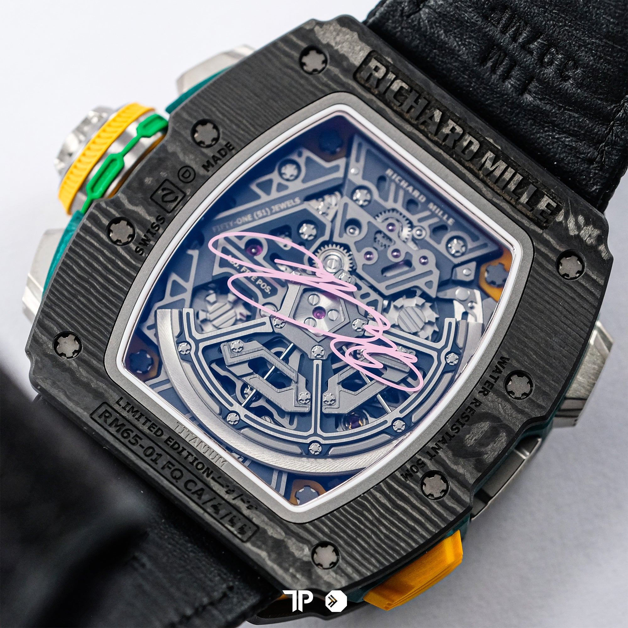 RM65-01 LeBron James 'LIMITED 150' PCS Carbon TPT Titanium Bezel Black Dial NEW(2025)