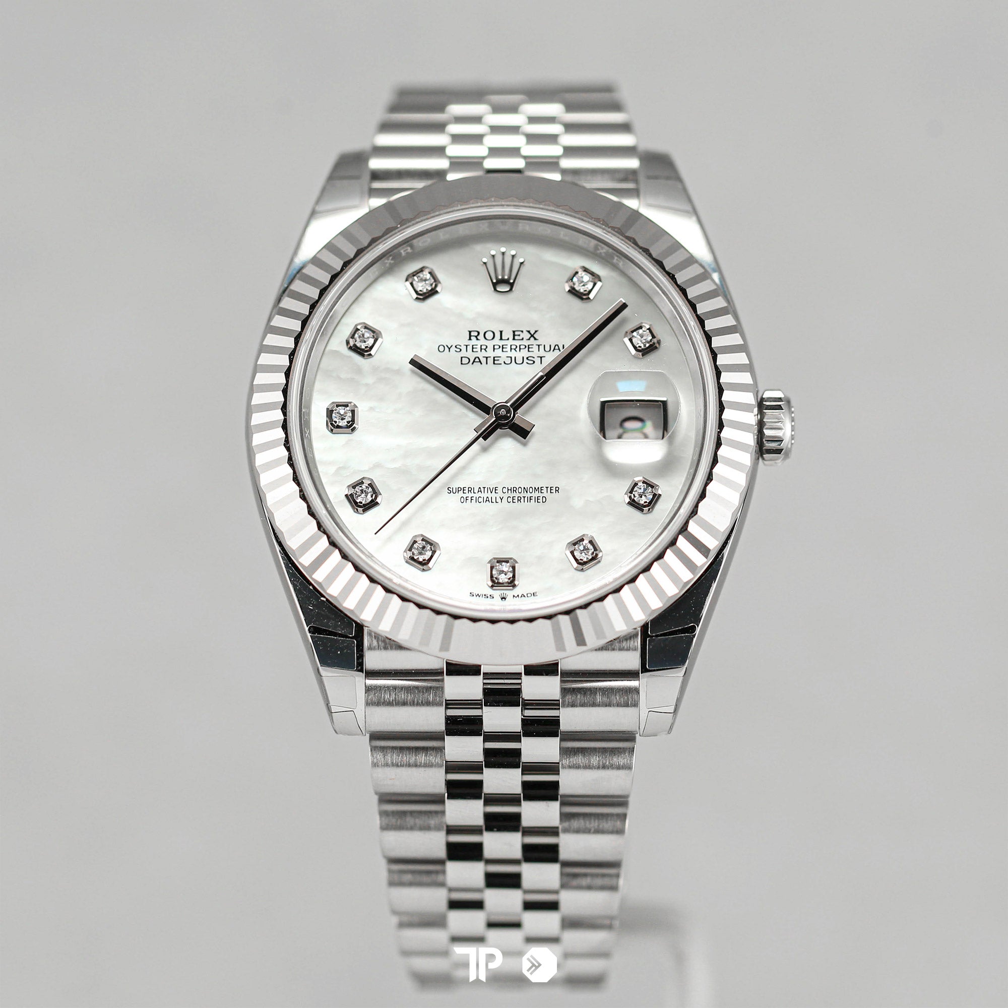 Datejust 41mm Jubile MOP Dial Diamond Index (2023)