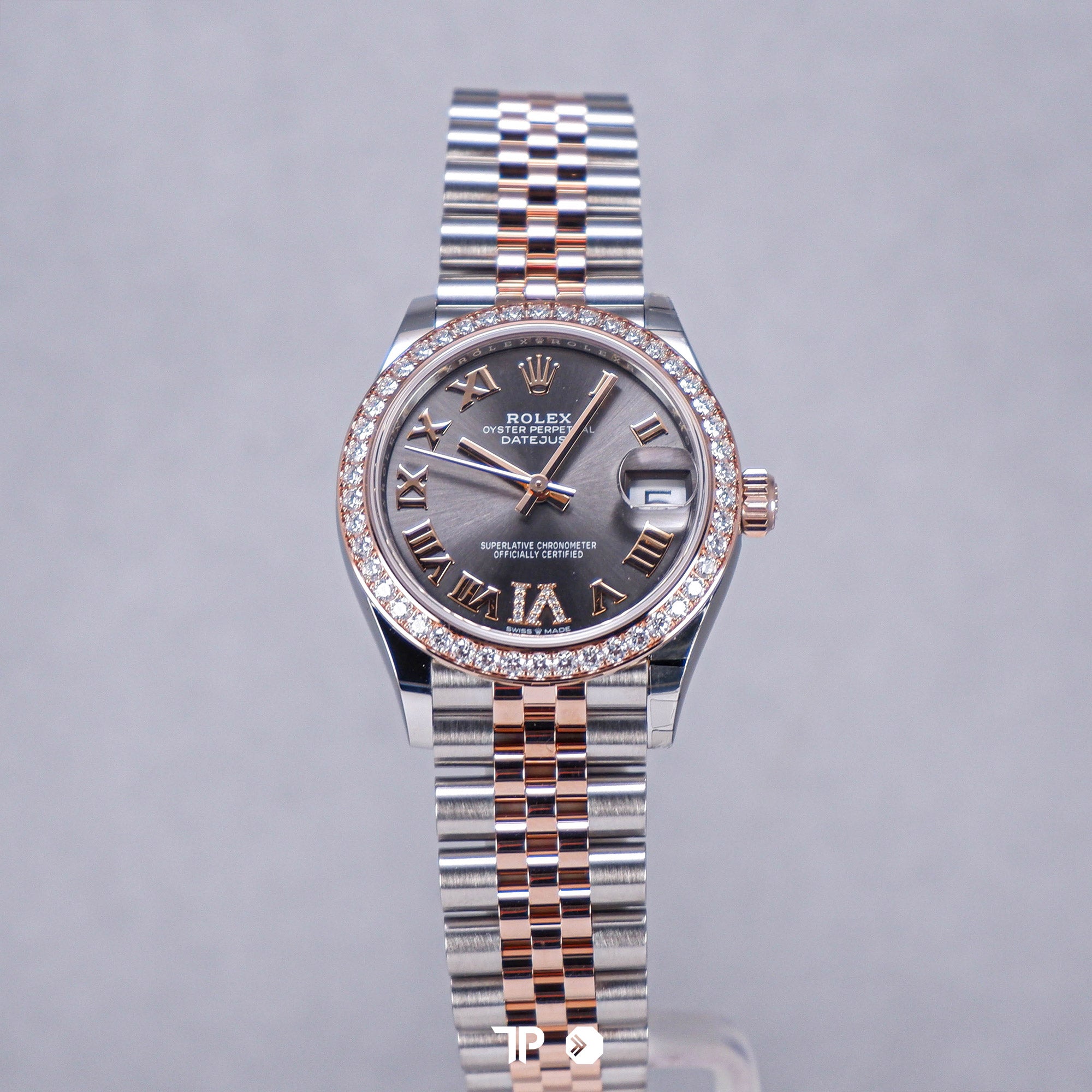 Datejust 31 Two Tone Rose Gold Rhodium Diamond VI Diamond Bezel (2023)