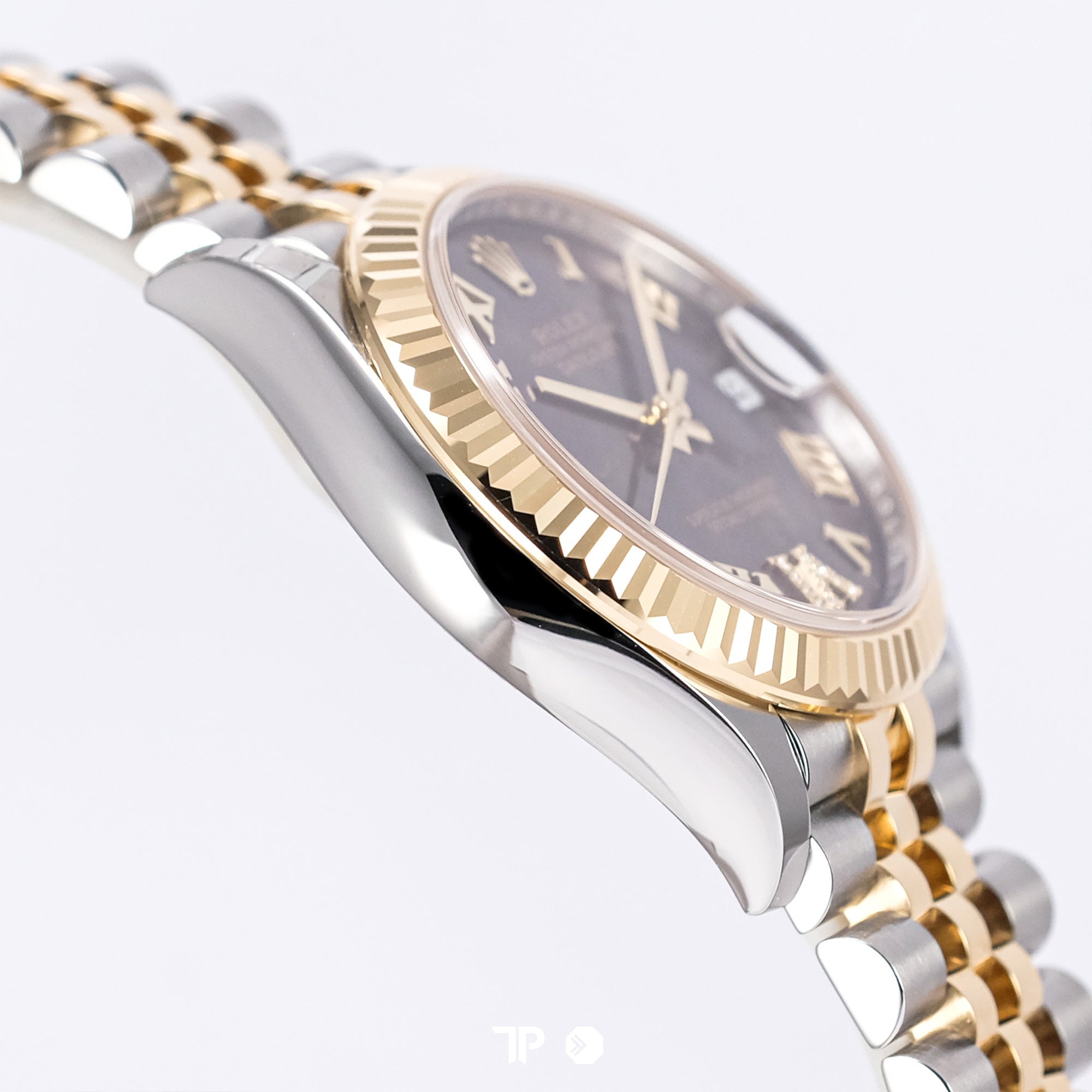 Datejust 31 Dark Grey Diamond on VI Two Tone Yellow Gold LIKE NEW (2025)