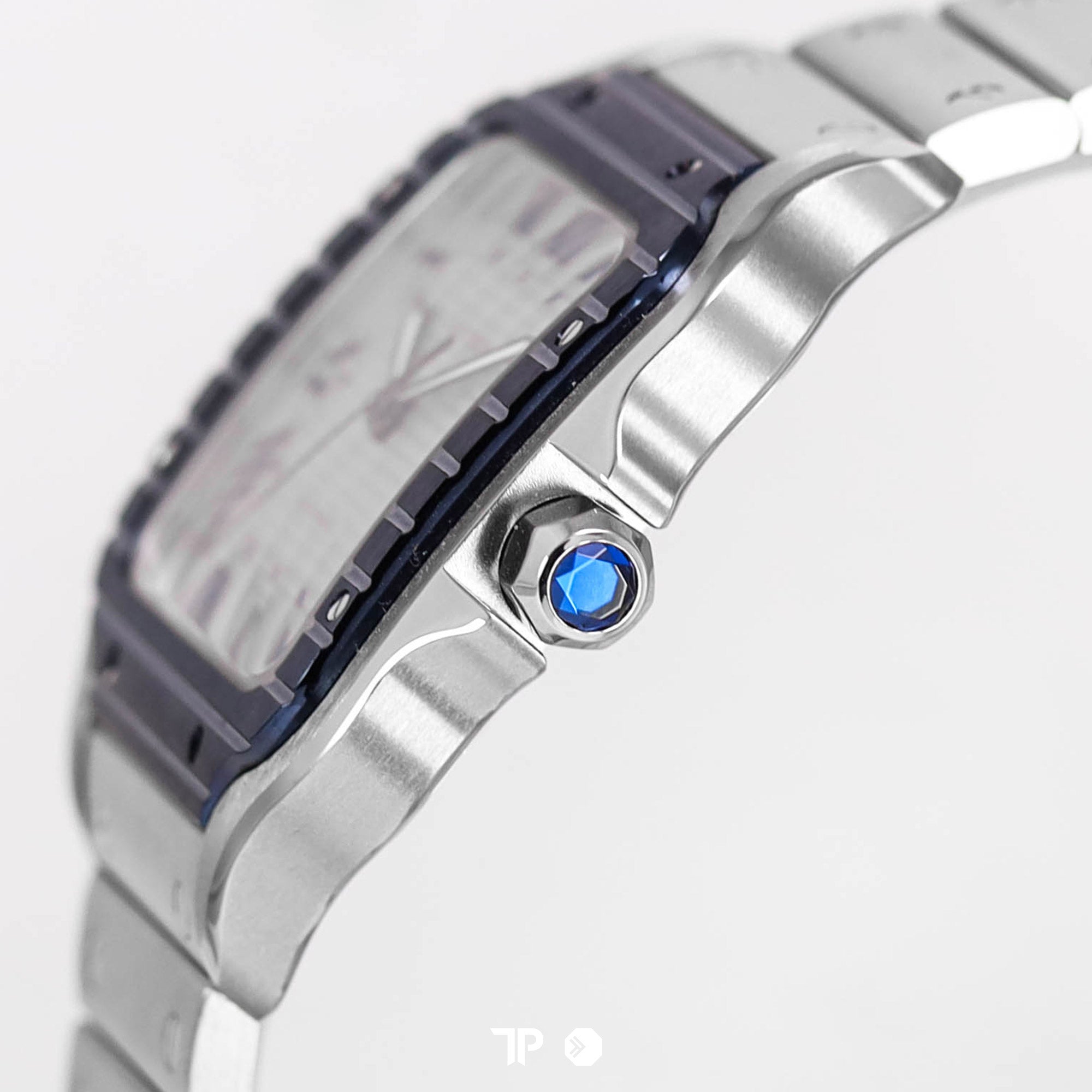 Santos De Cartier Large Blue PVD Bezel NEW(2024)