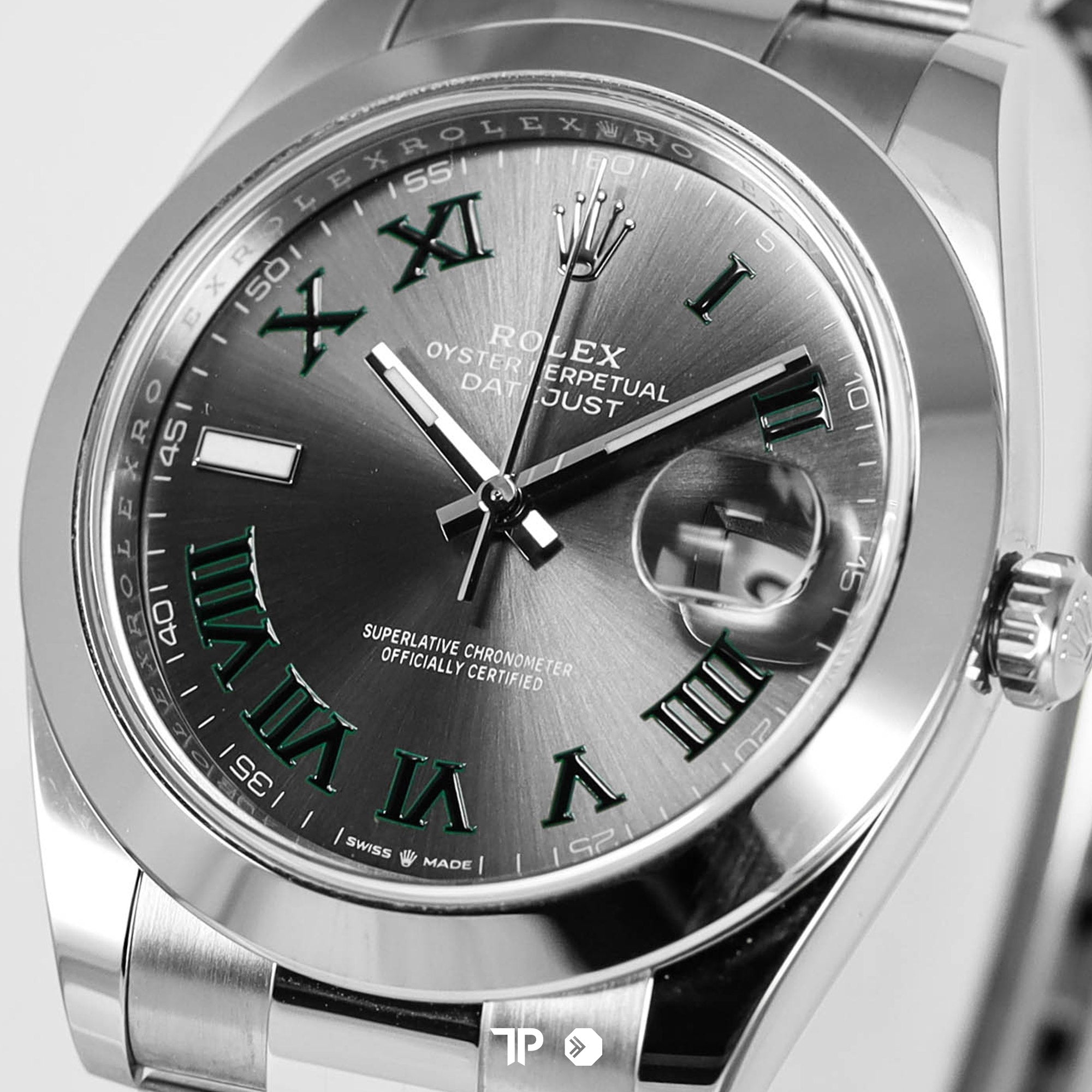 Datejust 41mm Rhodium Dome Bezel NEW(2025)