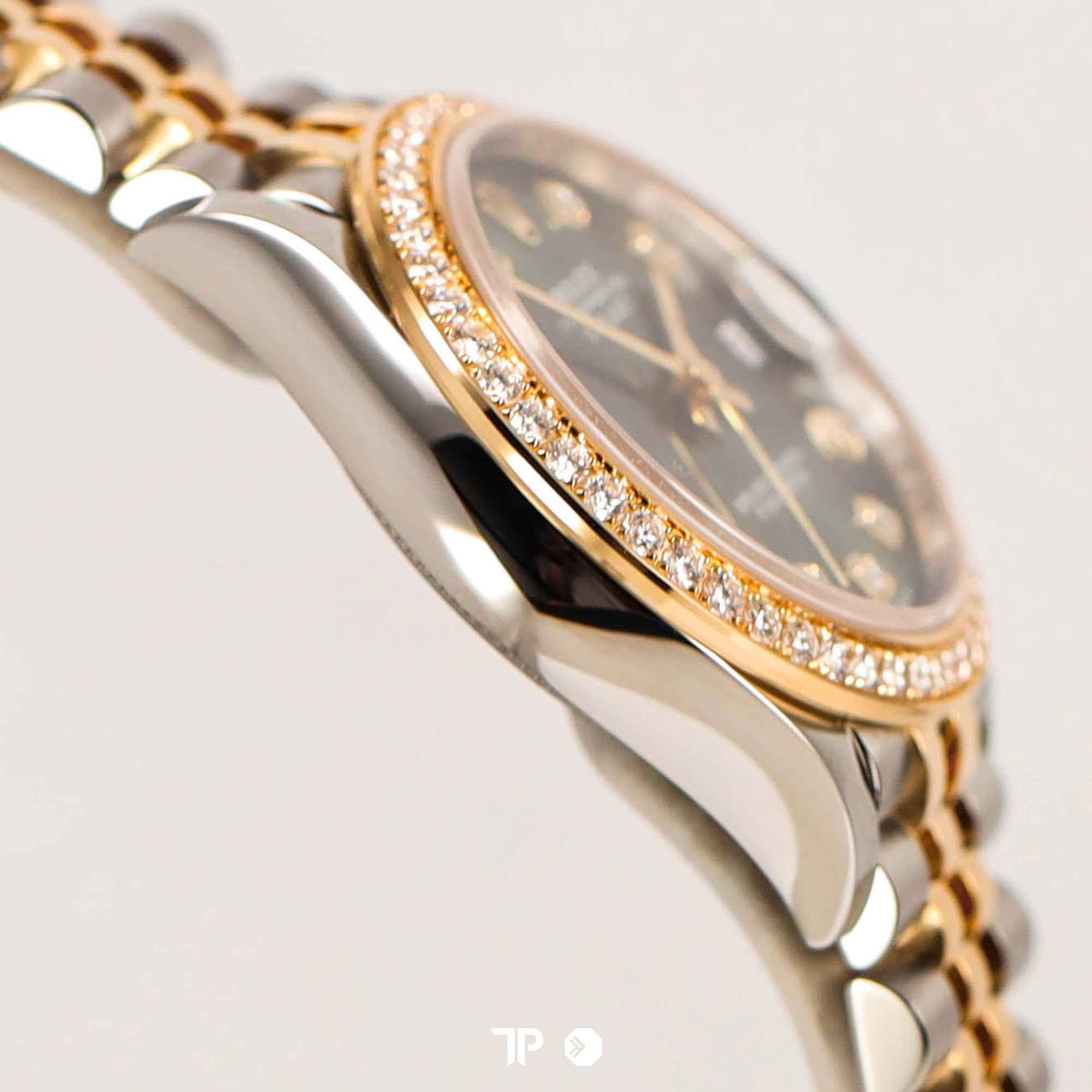 Datejust 31 Two Tone Yellow Gold Green Dial Diamond Bezel RBR NEW (2025)