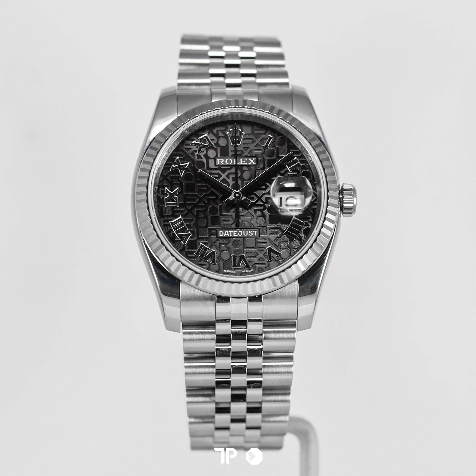 Datejust 36 Black Computerized Dial Jubilee Bracelet (2013)