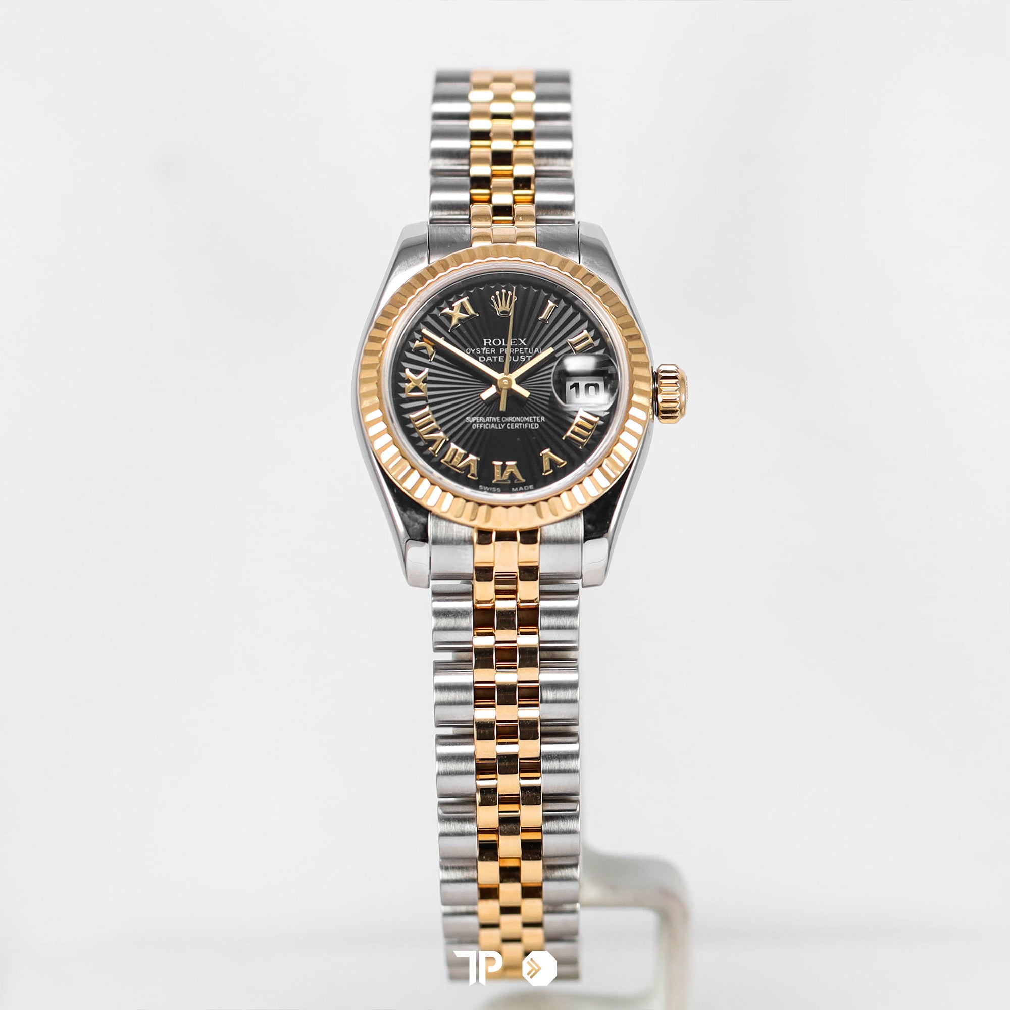 Datejust 26 Two Tone Yellow Gold Black Dial "D" Series (2006)
