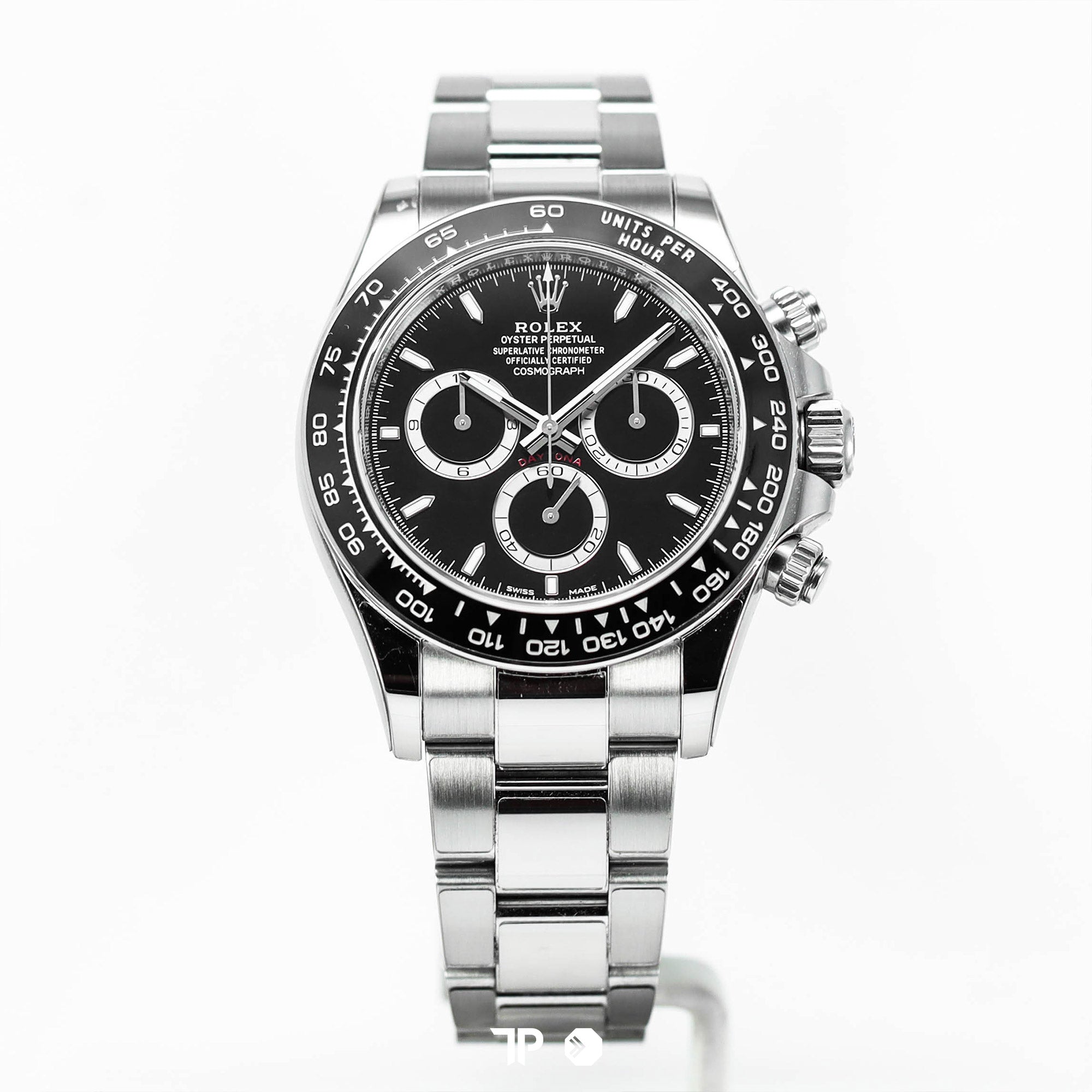 Daytona Steel Ceramic Bezel Black Dial 40mm (2024)