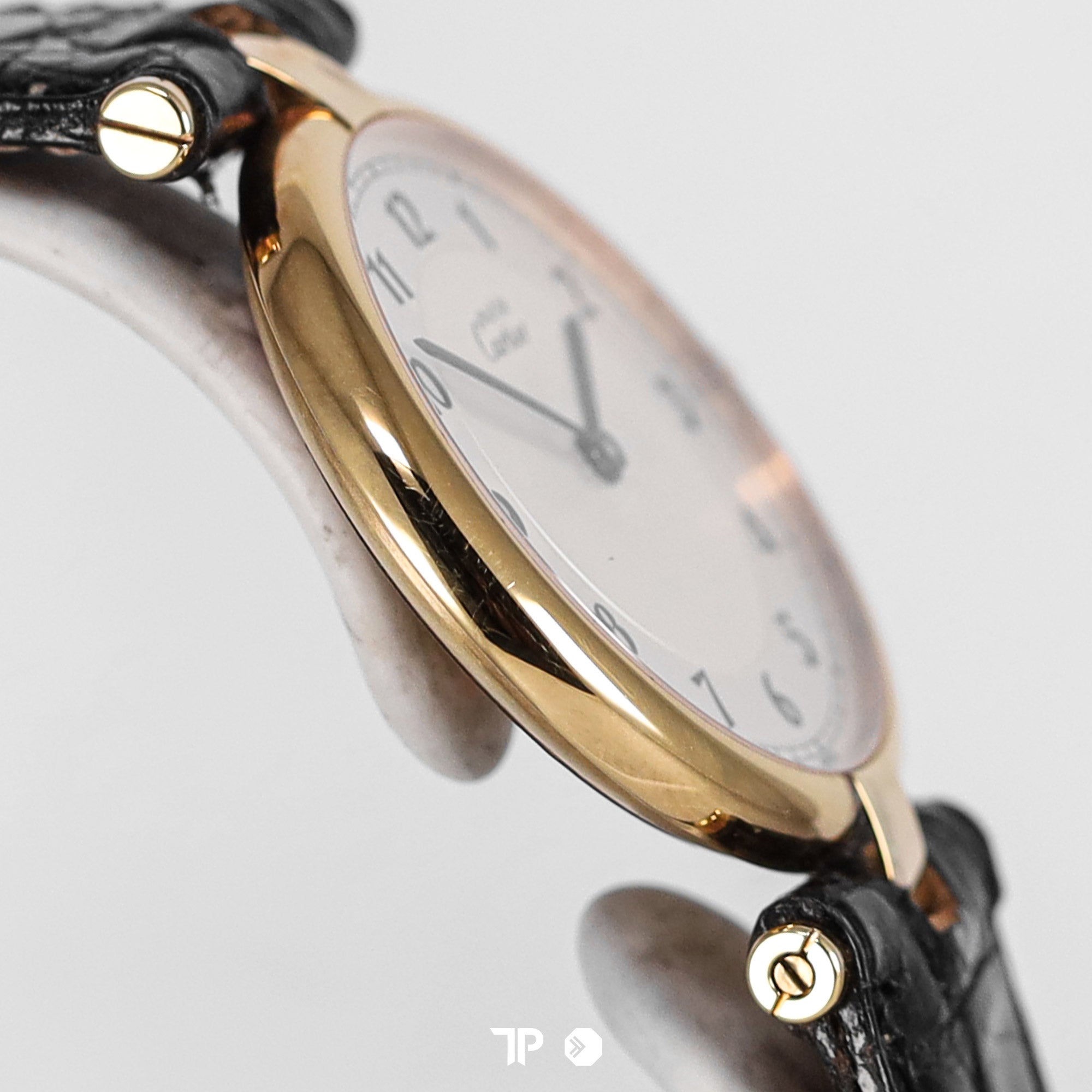Must Cartier Vermeil Vendome Roman Numeral Dial