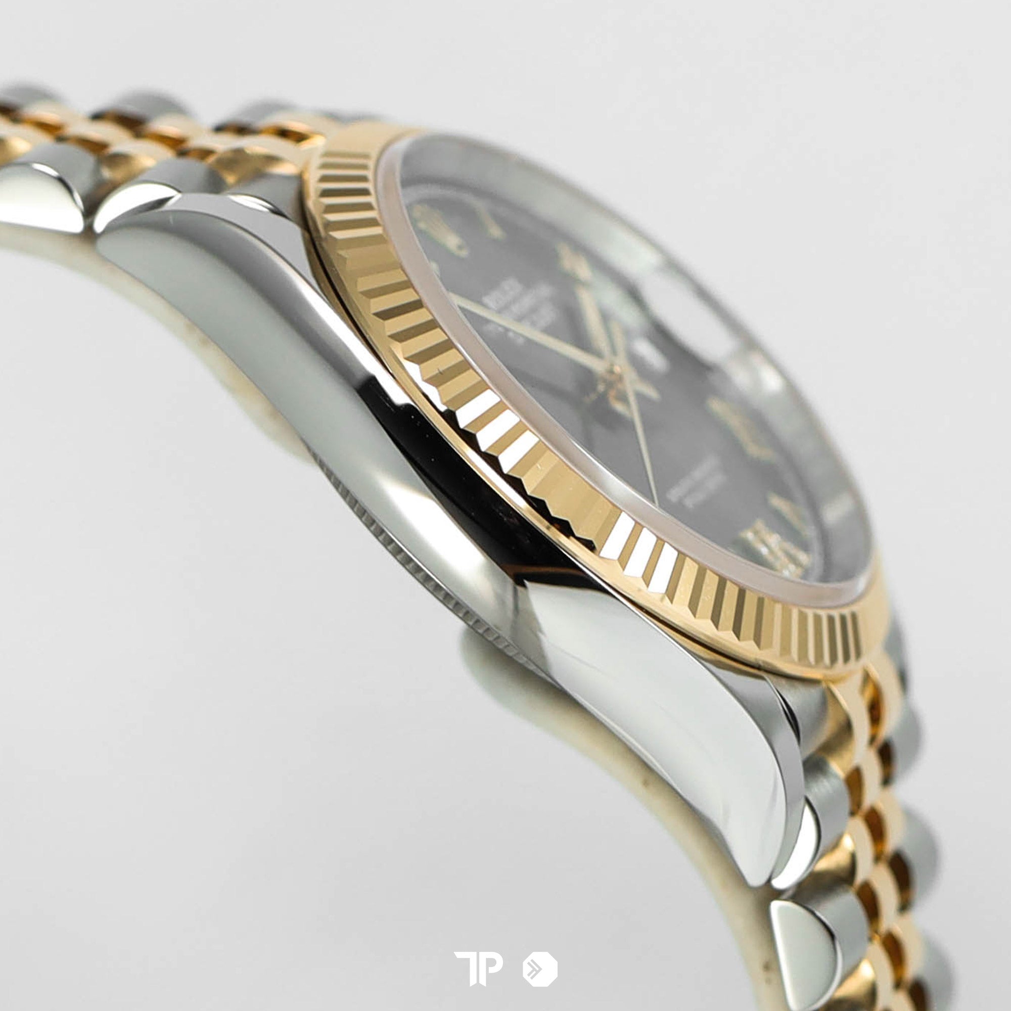 Datejust 36 Twotone Yellow Gold Green Diamond on VI & IX Roman Dial NEW (2025)