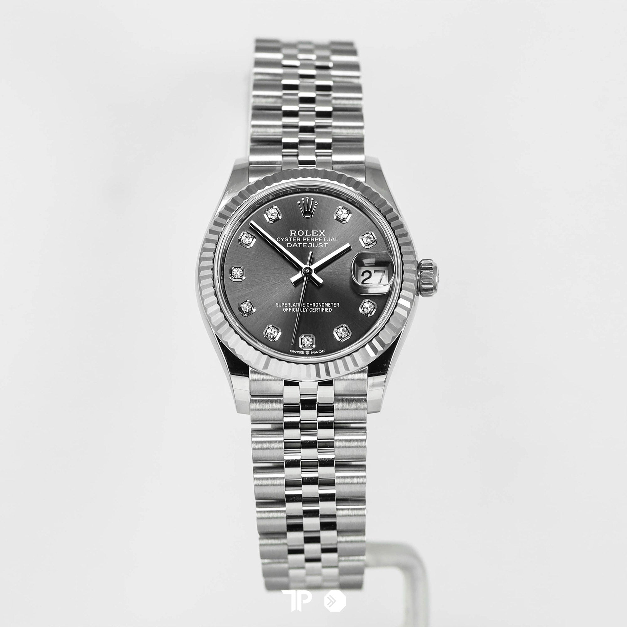 Datejust 31 Grey Roman Dial 10 Diamond NEW(2025)