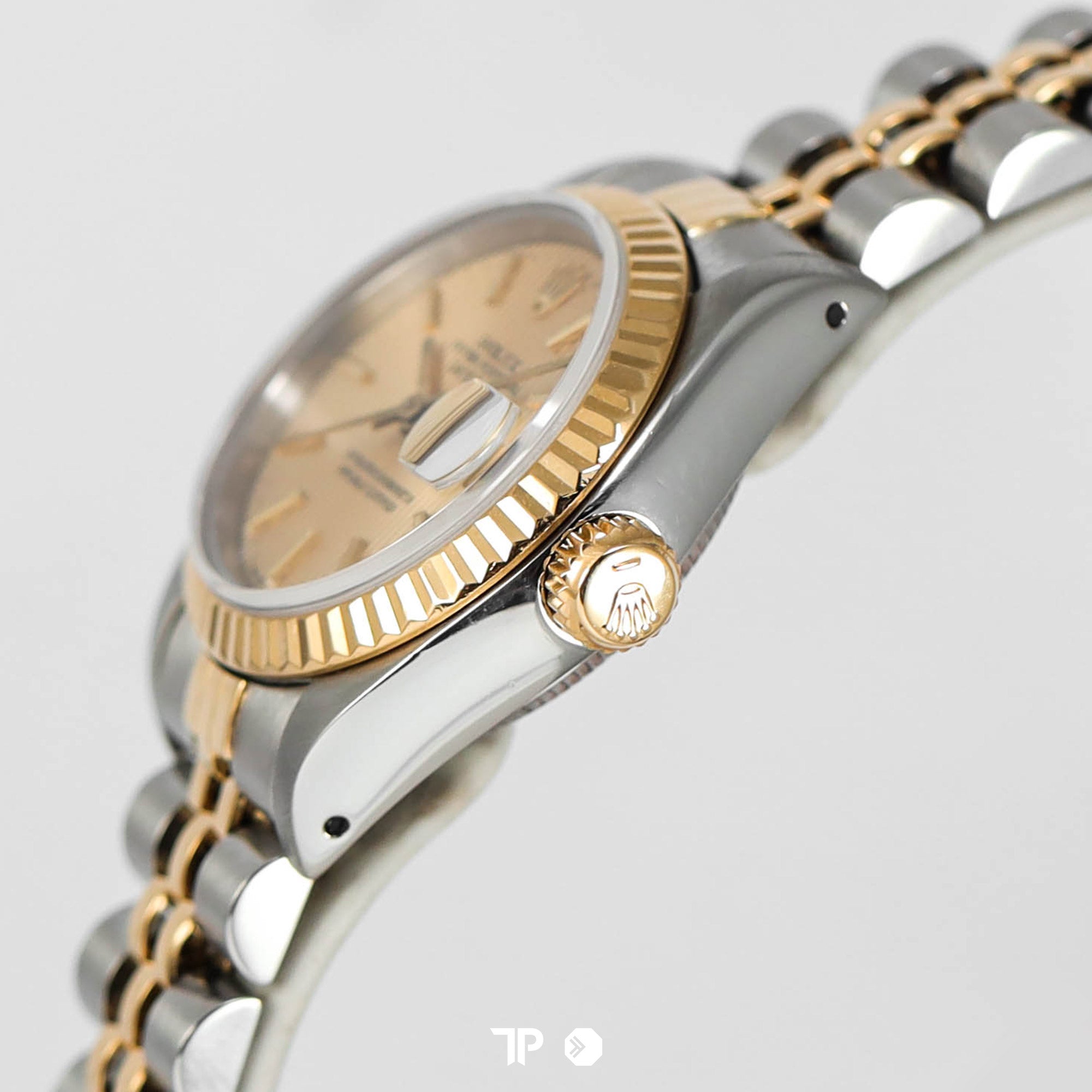 Datejust 26 Champagne Two Tone Yellow Gold Jubilee