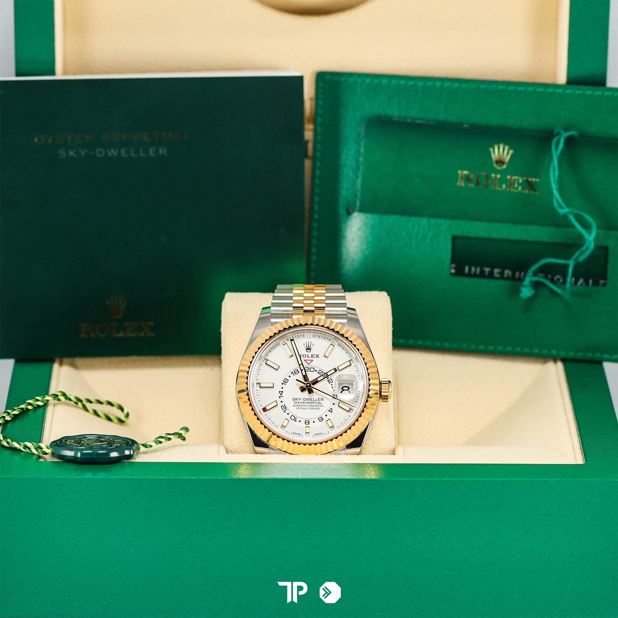 Sky-Dweller Two Tone Yellow Gold Jubilee White Dial 42mm (2023)