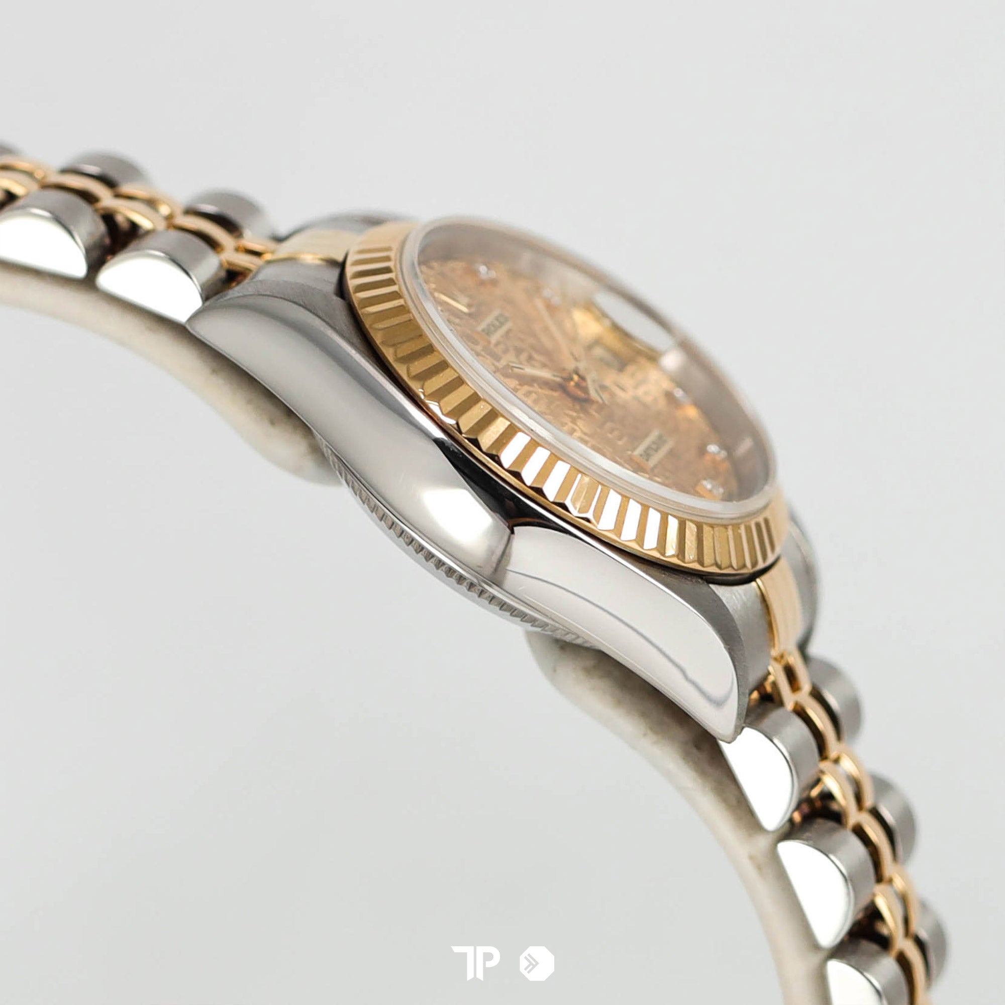 Datejust 26 Champagne Computerized Dial Yellow Gold Jubilee