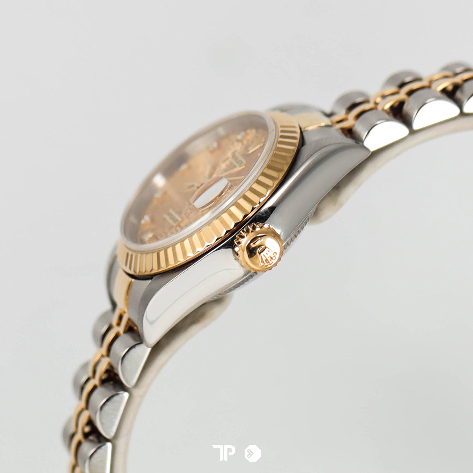 Datejust 26 Champagne Computerized Dial Yellow Gold Jubilee