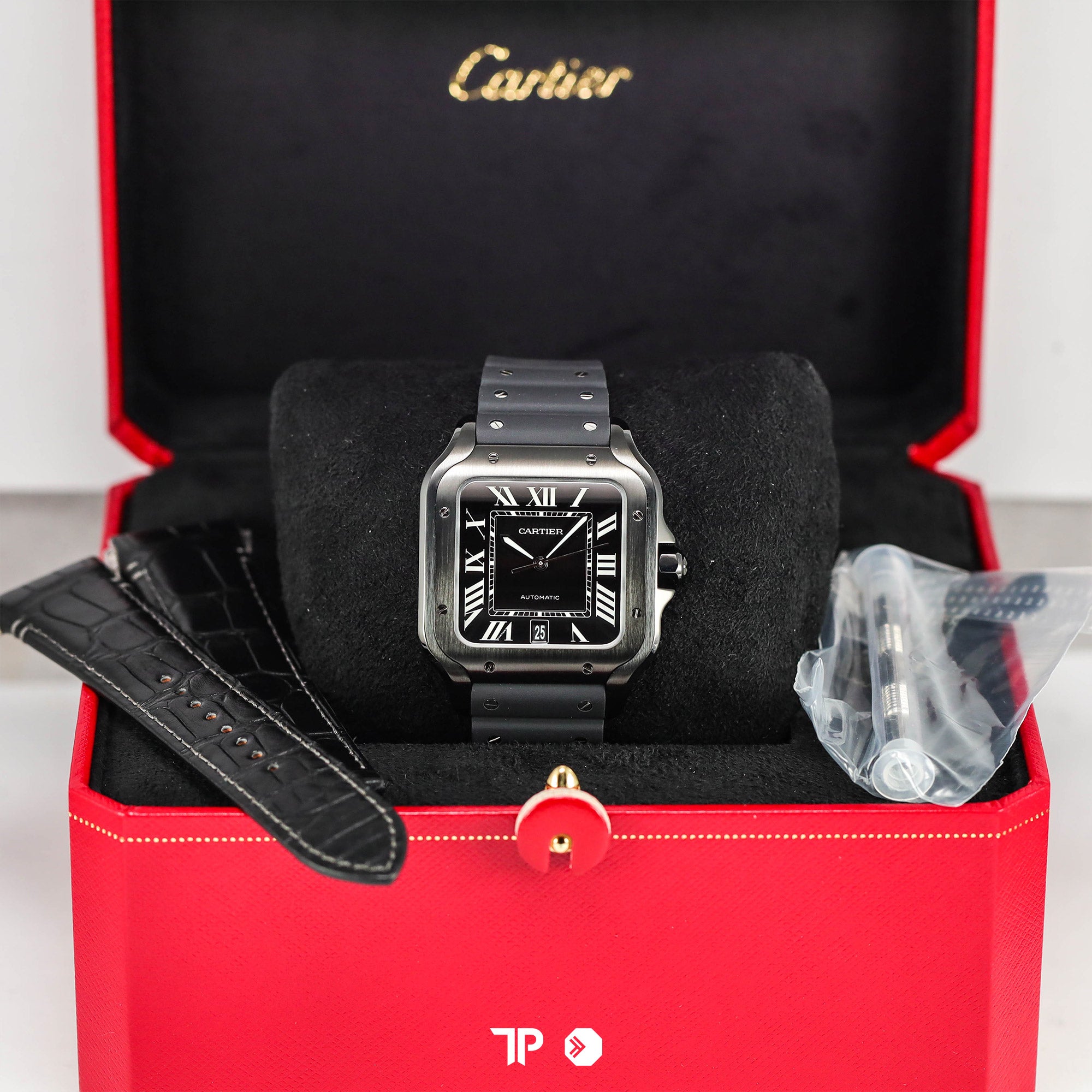 Santos De Cartier Large ADLC Black Dial NEW(2024)