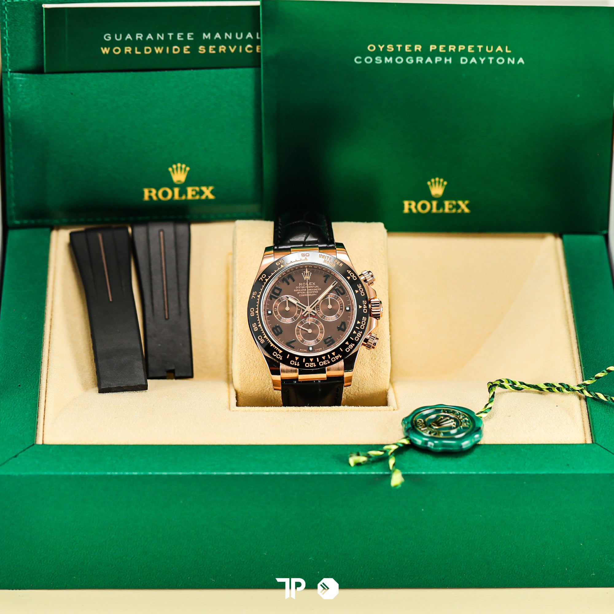Daytona Chocolate Arabic Oysterflex Rose Gold Ceramic Bezel (2017)