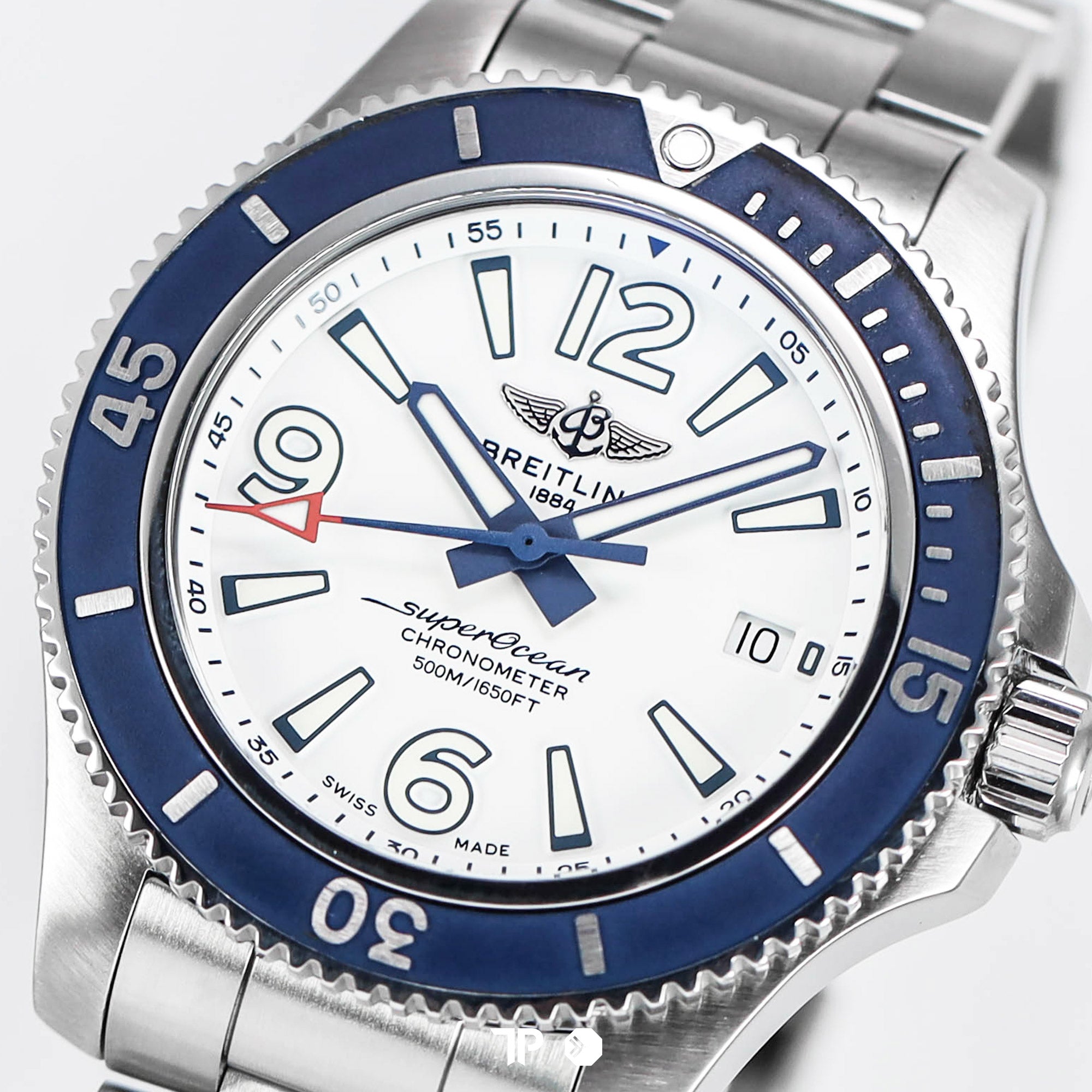 Superocean Automatic 42 White Dial Blue Bezel (2022)