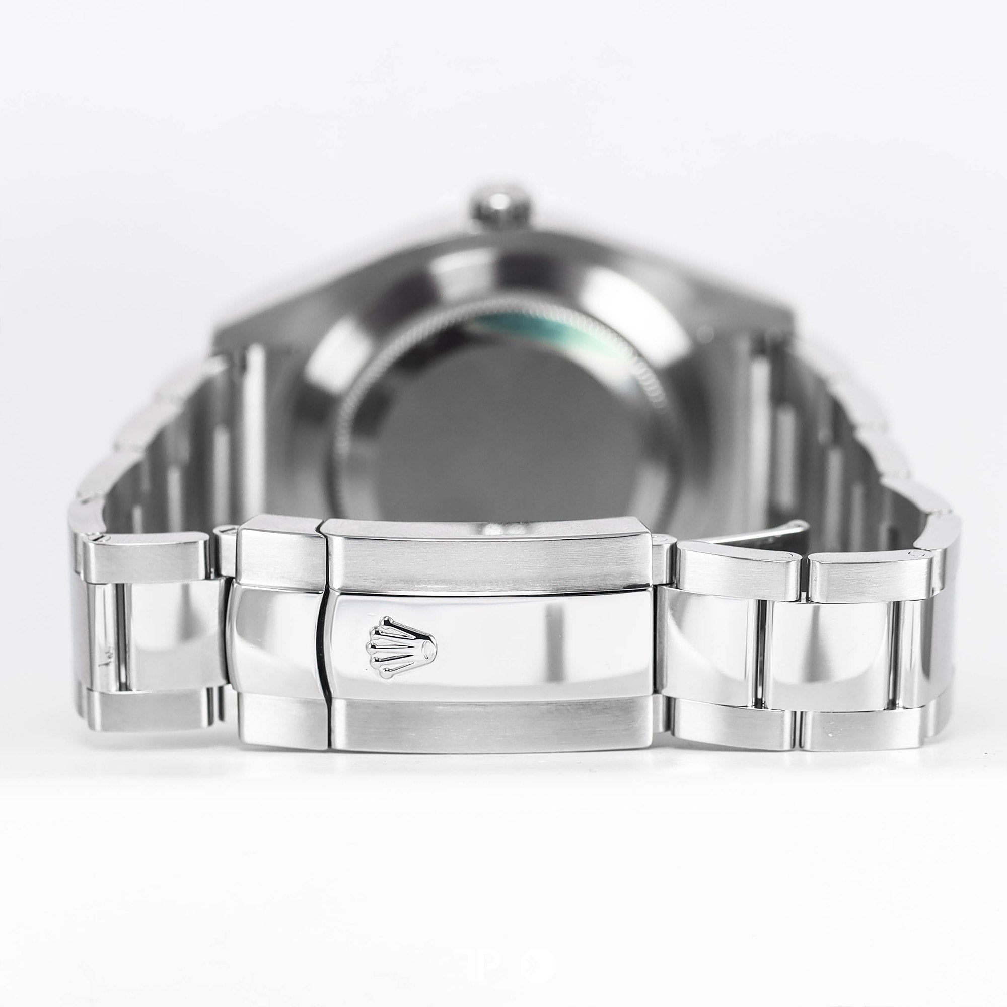 Datejust 41 Silver Dial White Gold Fluted Bezel Diamond Index (2017)