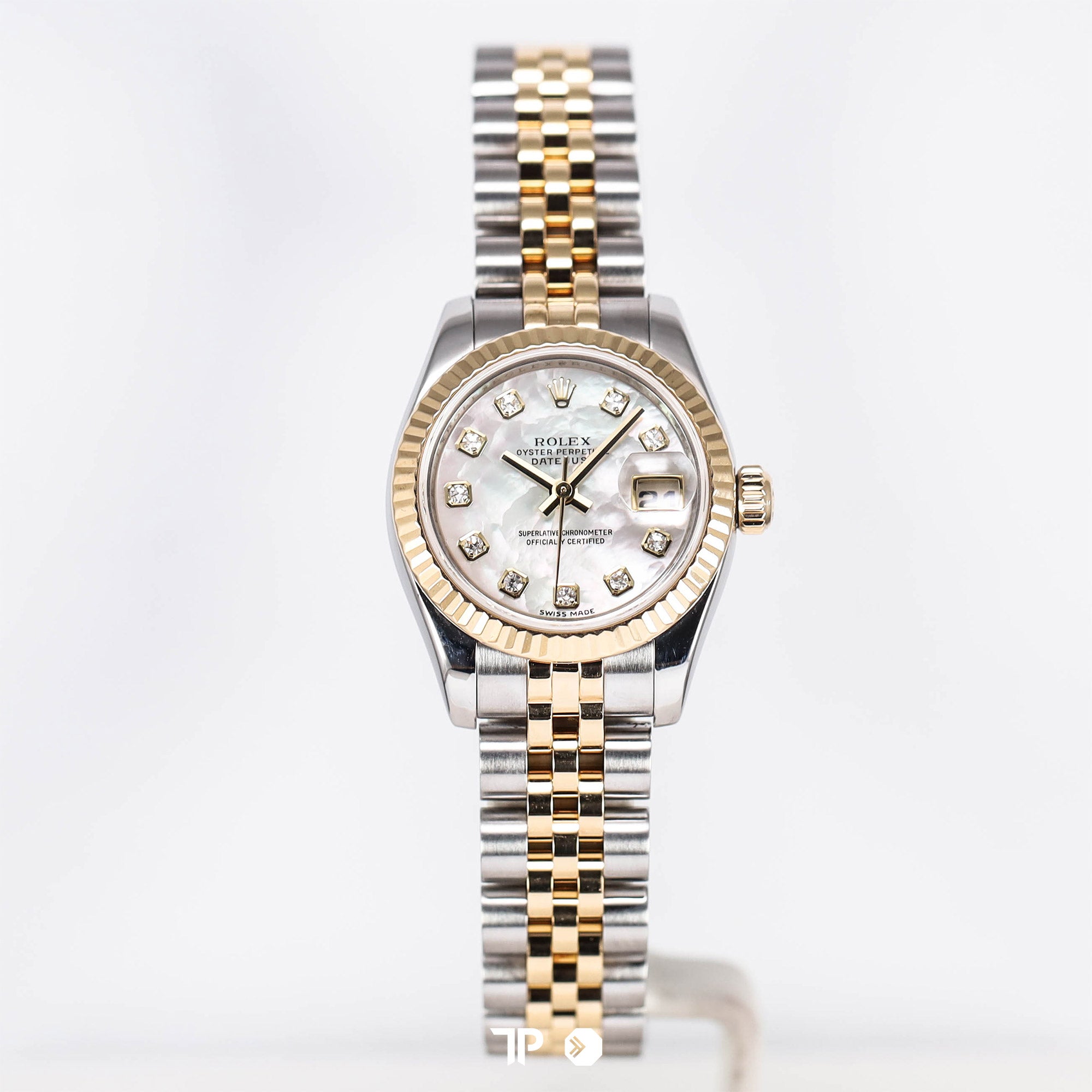 Datejust 26 MOP Diamond Two Tone Yellow Gold M Series "2007"