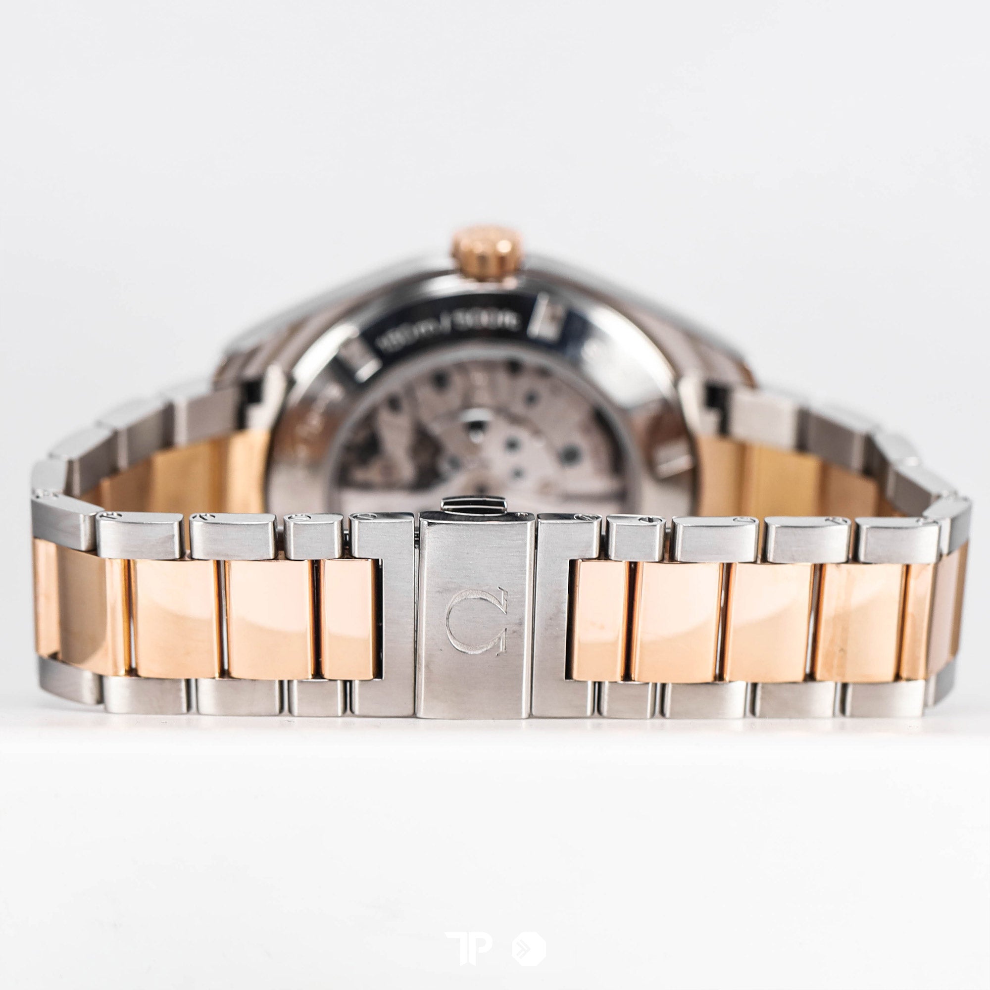 Seamaster Aqua Terra 150M Two Tone Rose Gold Grey GMT 43mm (2017)