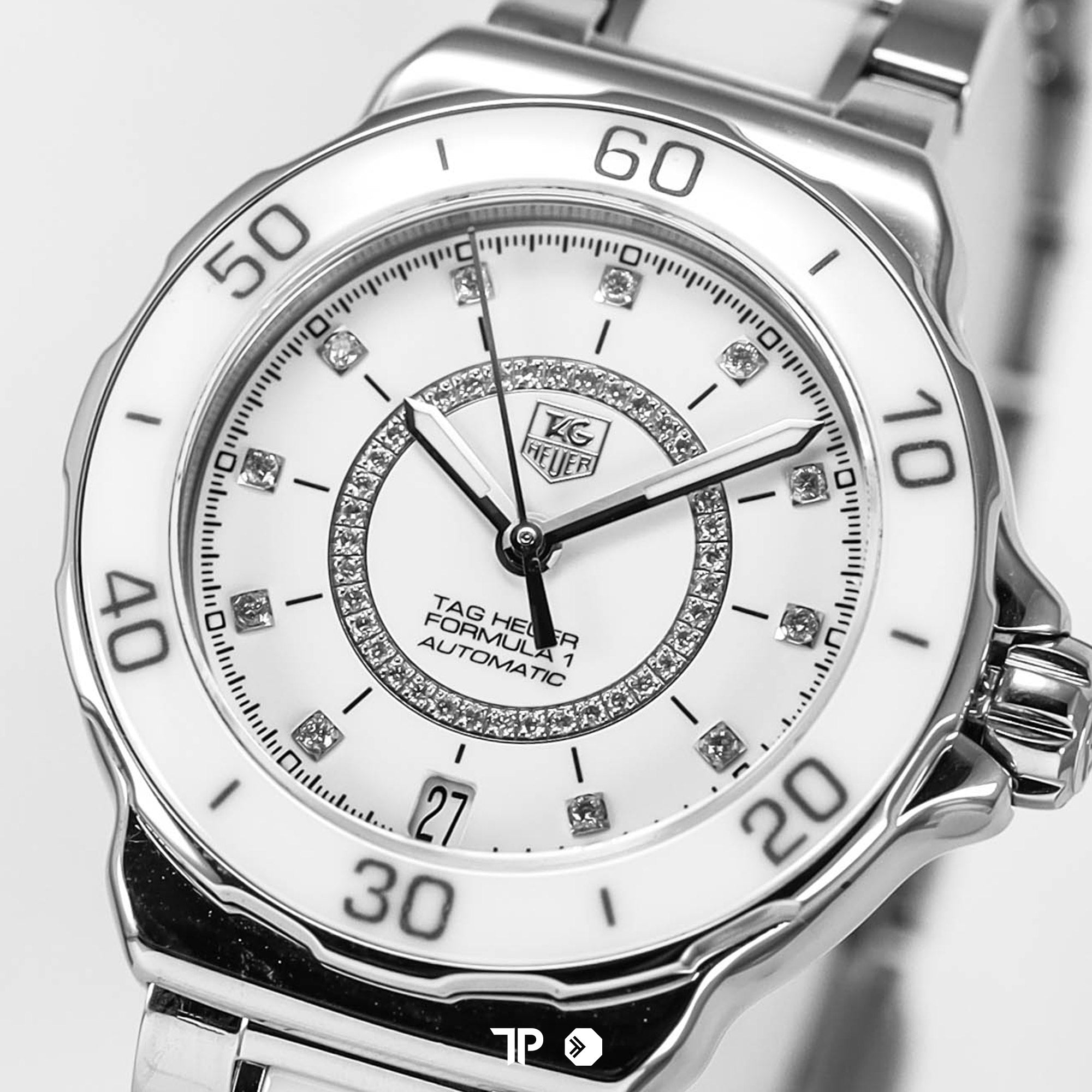 Formula 1 White Ceramic Diamond 37mm (2014)