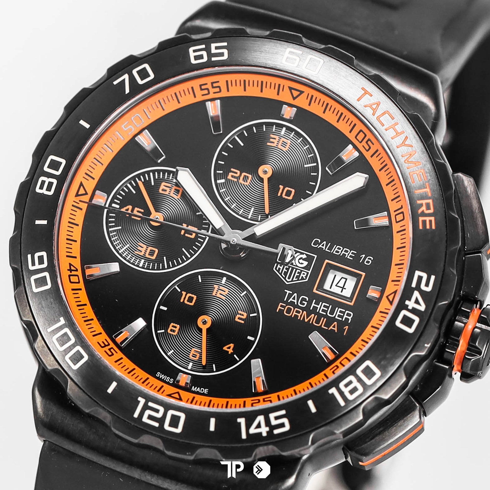 Formula 1 Black Orange Cal 16 44mm