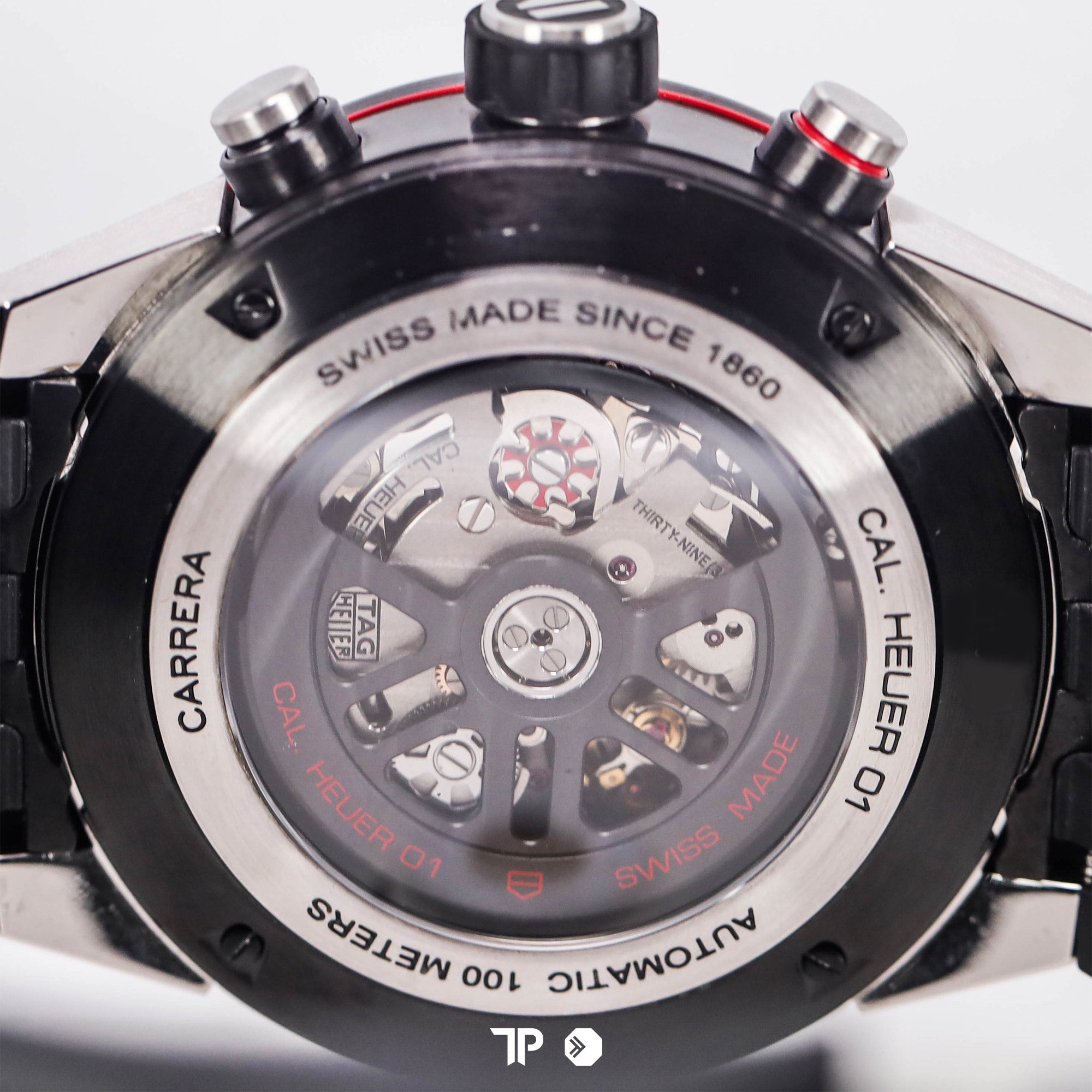 Carrera Heuer 01 Skeleton Dial Ceramic Bezel 45mm (2016)