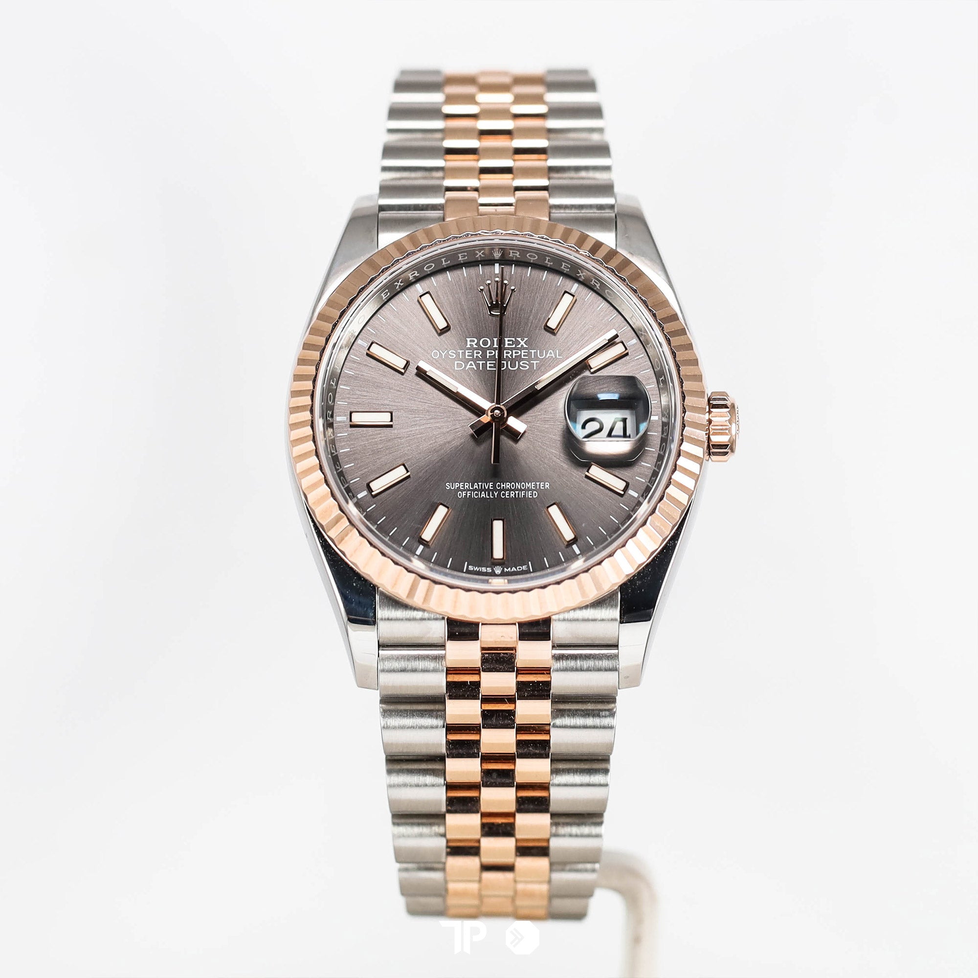Datejust 36 Two Tone Rosegold Rhodium Jubilee (2023)