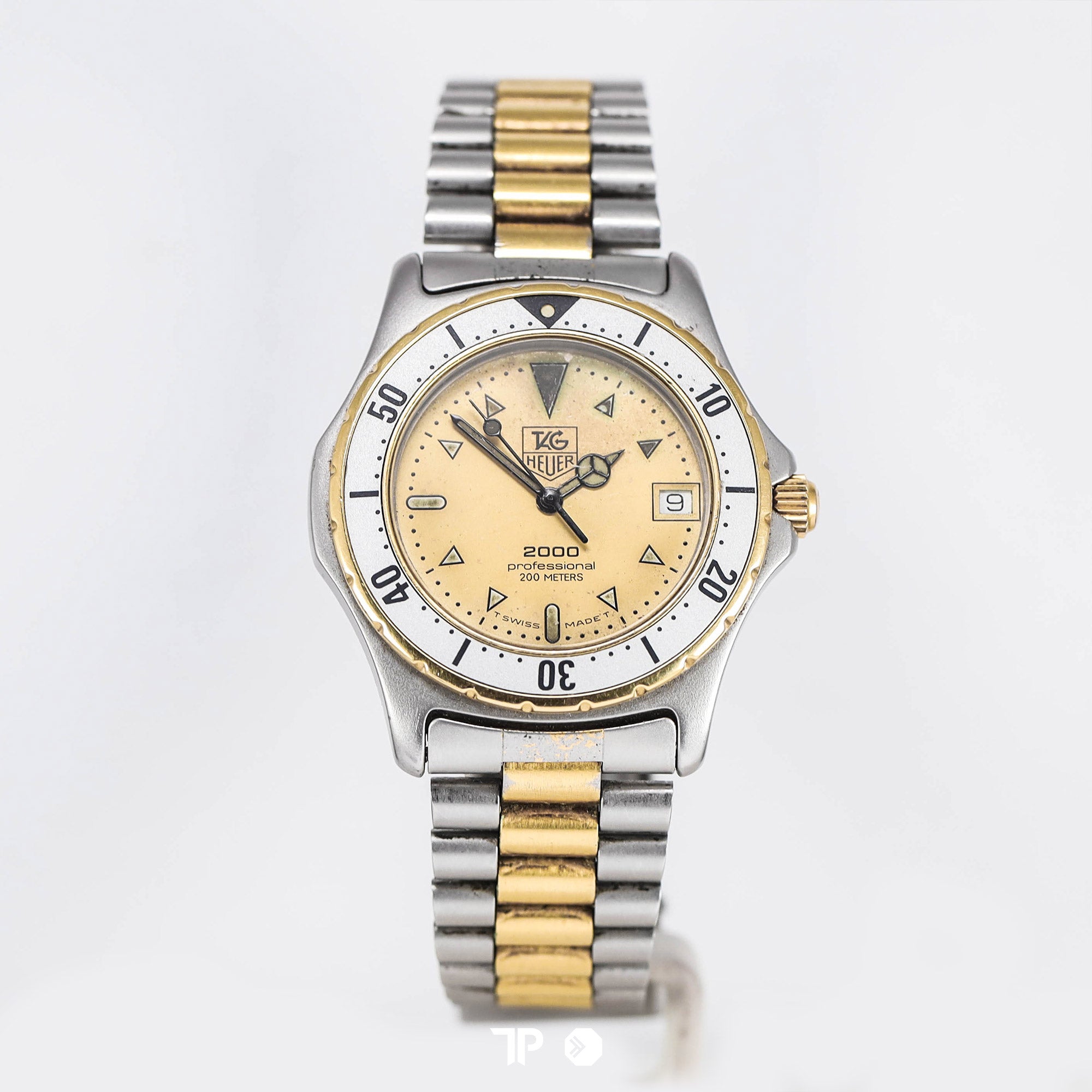 2000 Series Professional Quartz Two Tone Yellow Gold 38mm