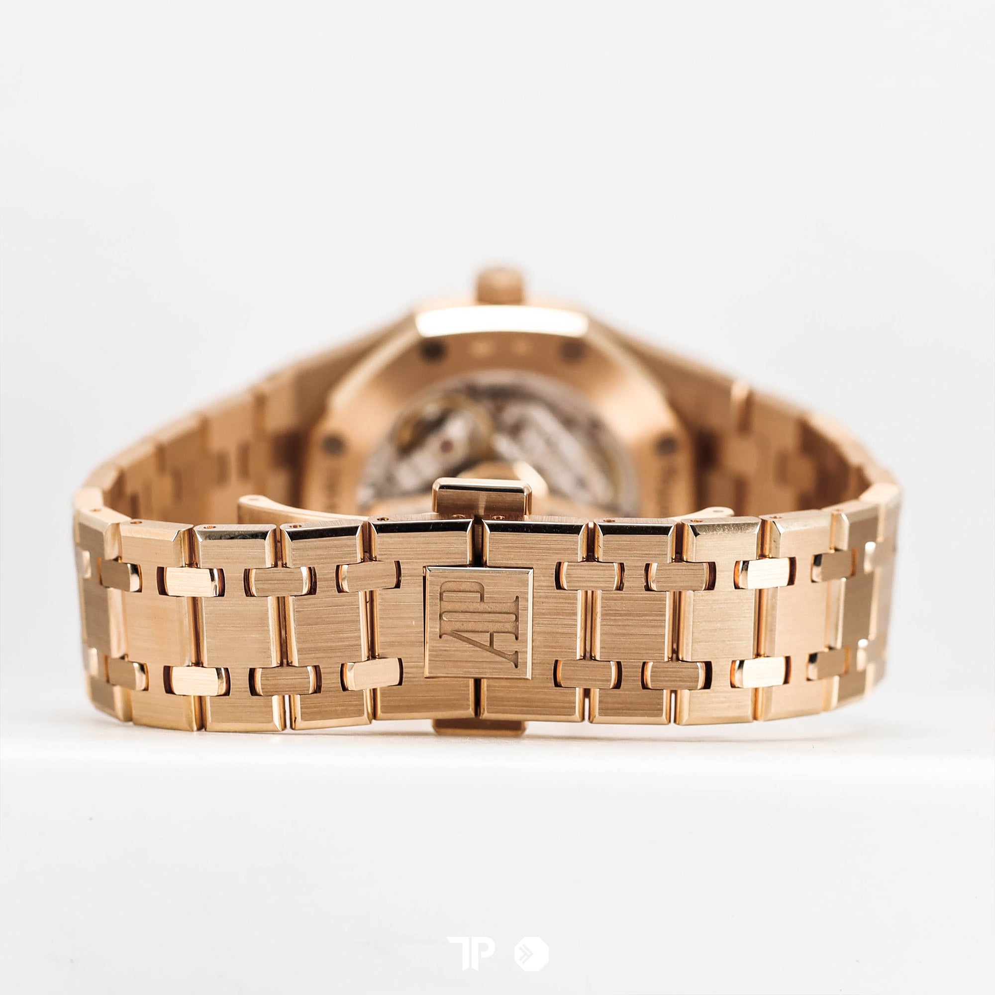 Royal Oak Rose Gold Diamond Bezel White Dial 34mm (2020)