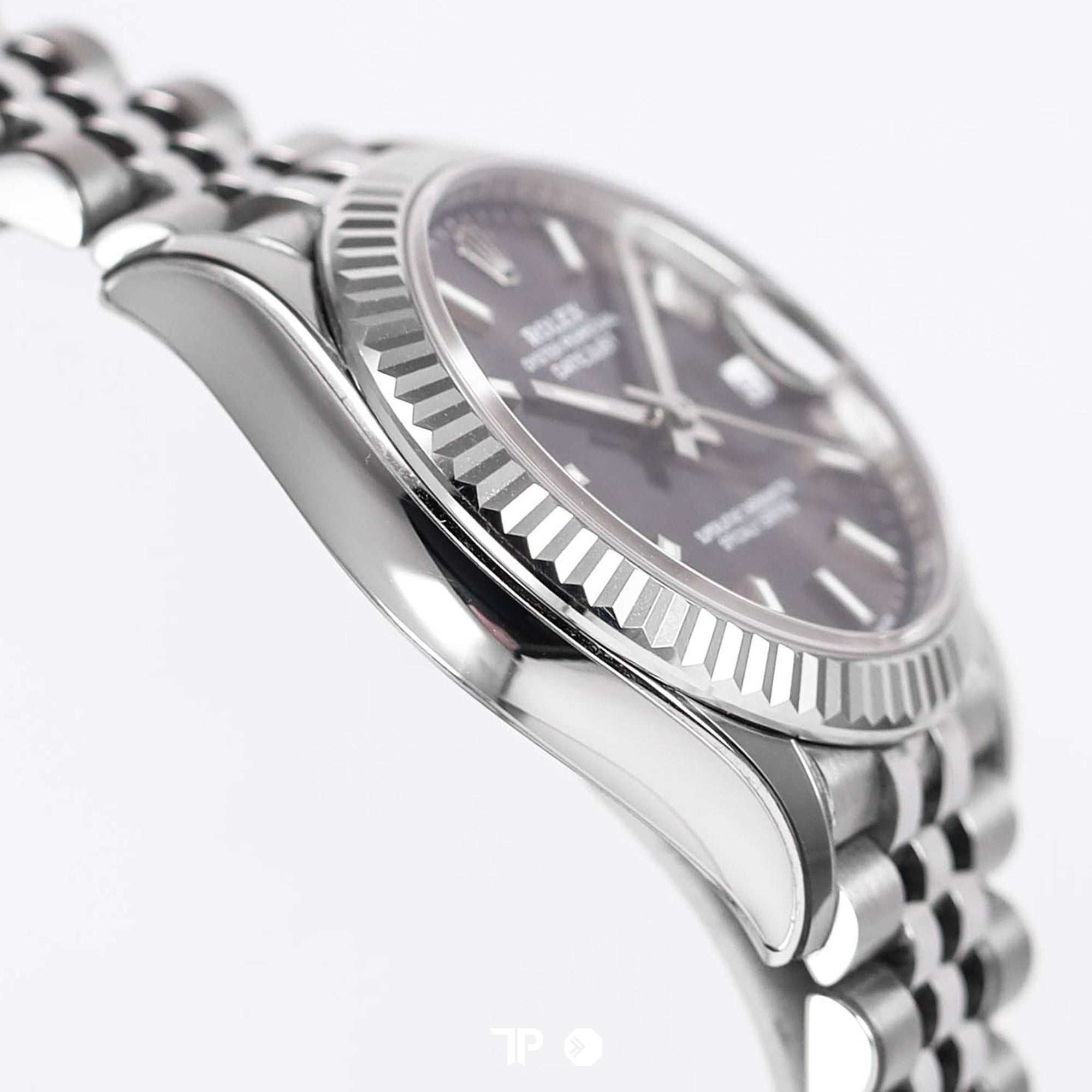 Datejust 31 Rhodium Stick Index White Gold Fluted Bezel Jubilee (2024)