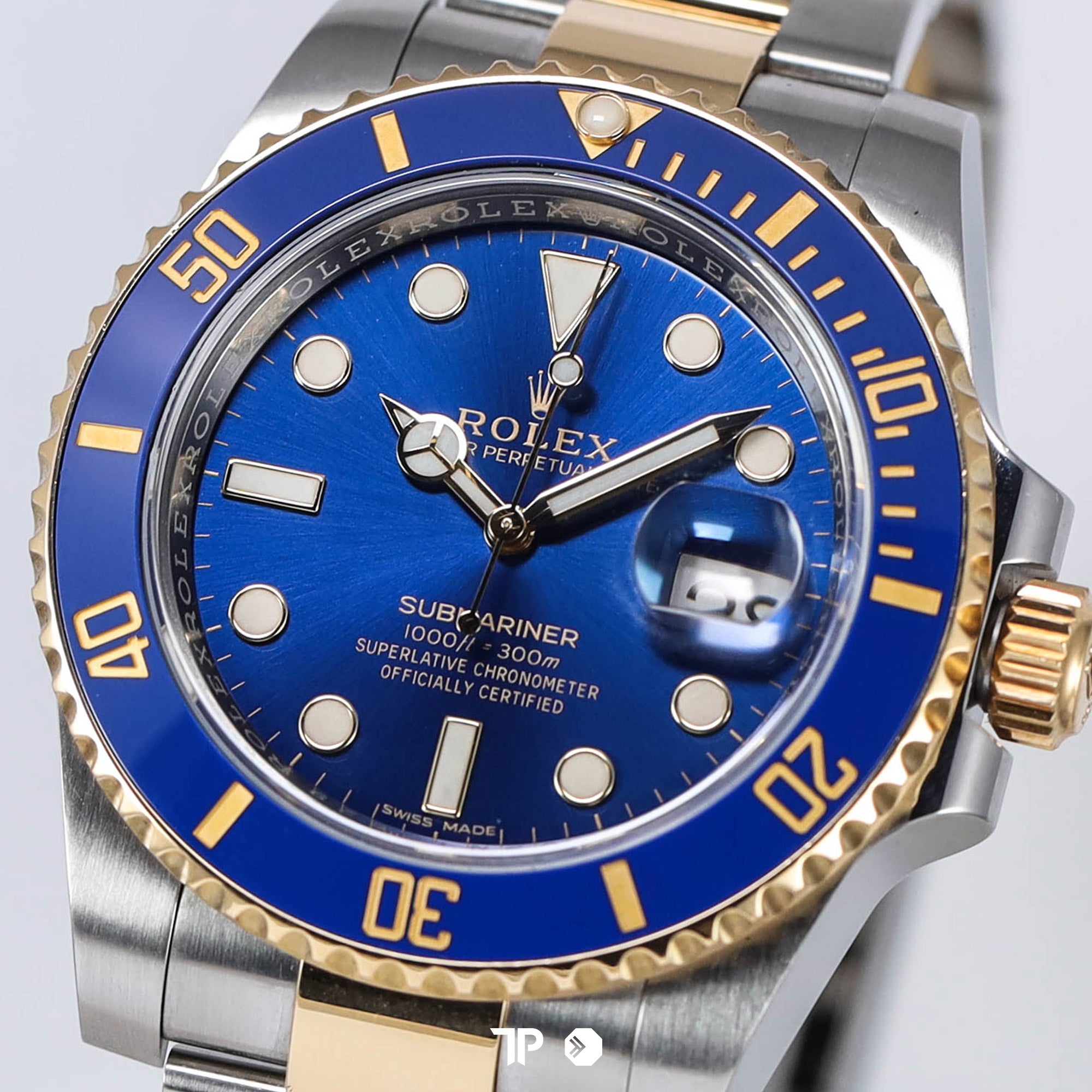 Submariner Date 40 Two Tone Yellow Gold Blue Sunburst (2018)