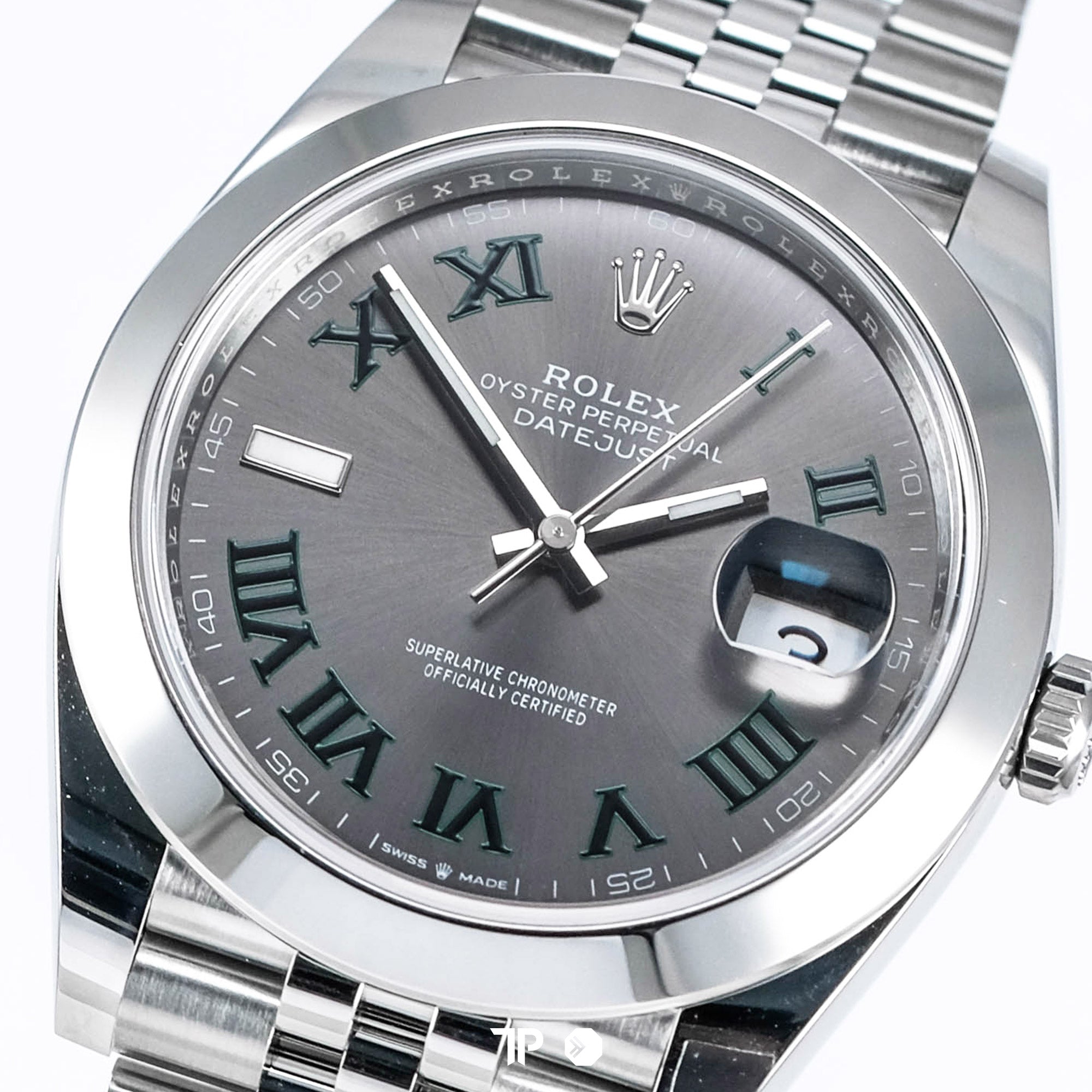 Datejust 41 Wimbledon Smooth Bezel LIKE NEW(2026)