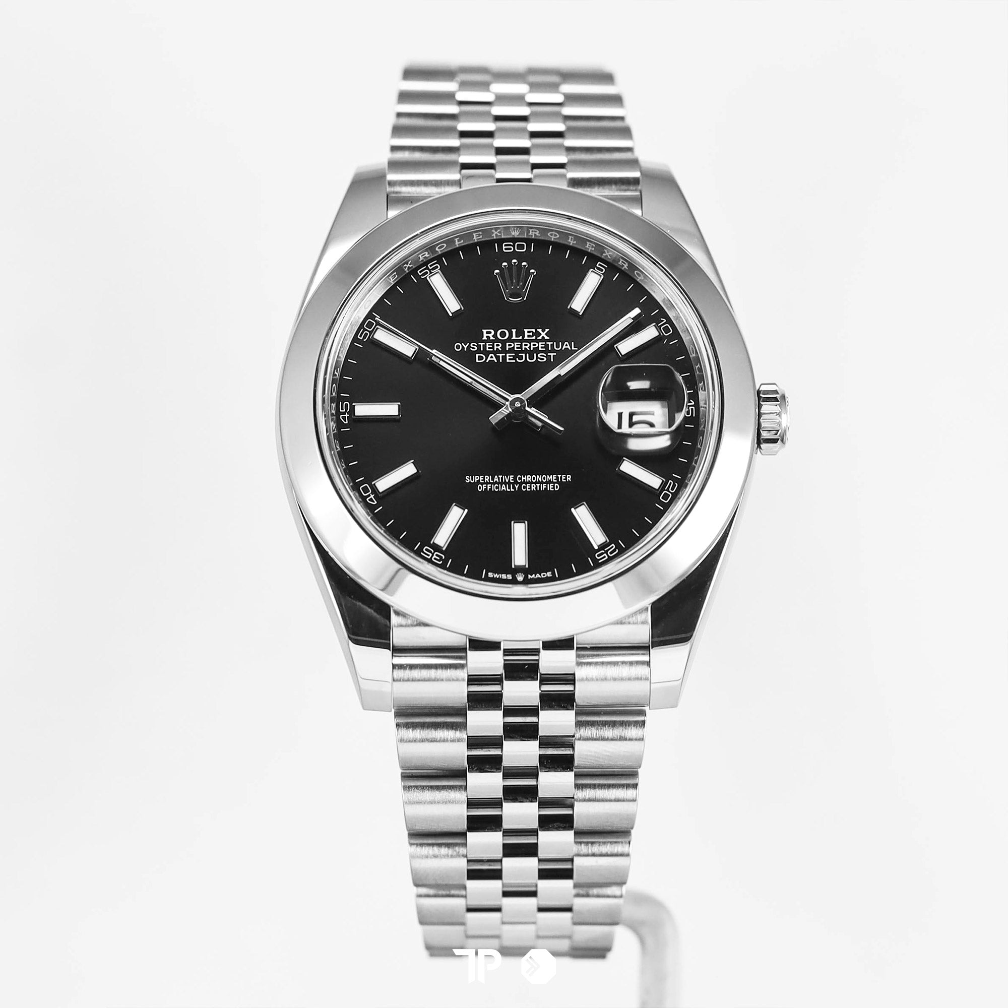Datejust 41 Smooth Bezel Black Dial Jubilee (2022)