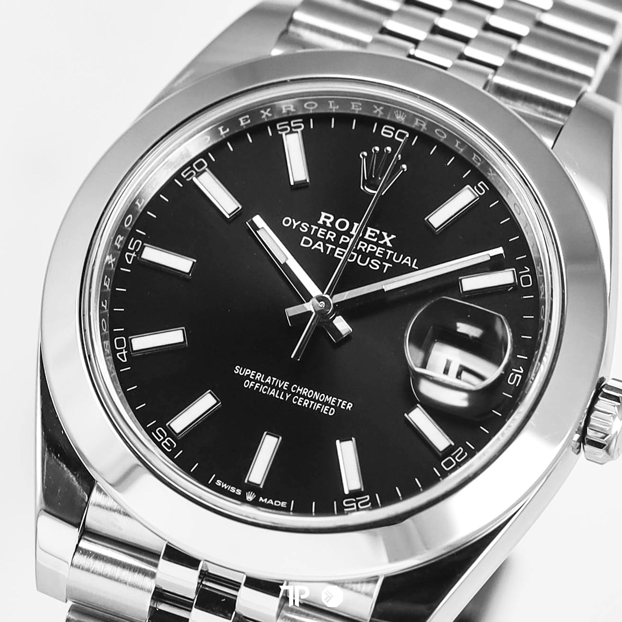 Datejust 41 Smooth Bezel Black Dial Jubilee (2022)