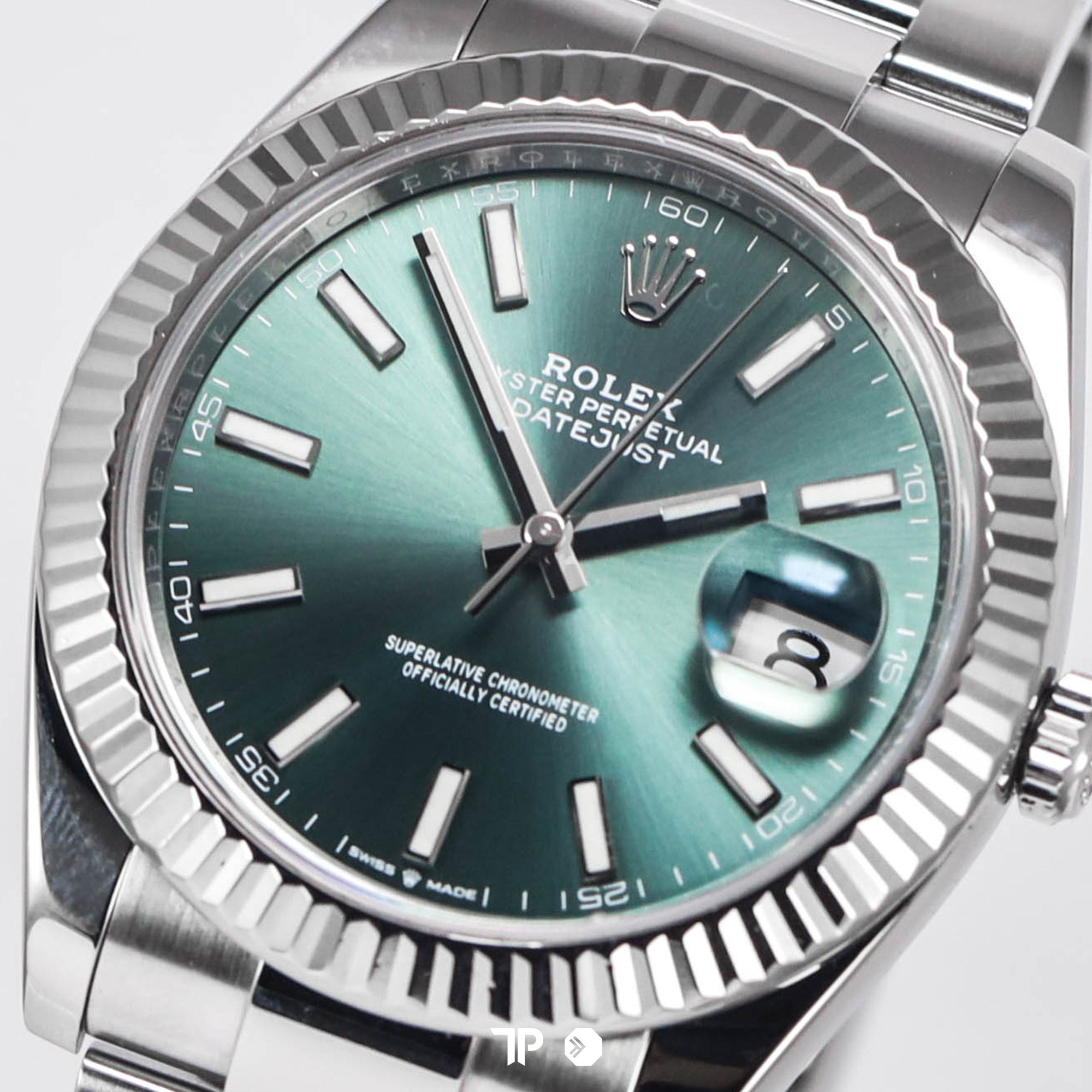 Datejust 41 Mint Green Fluted Bezel Oyster (2023)