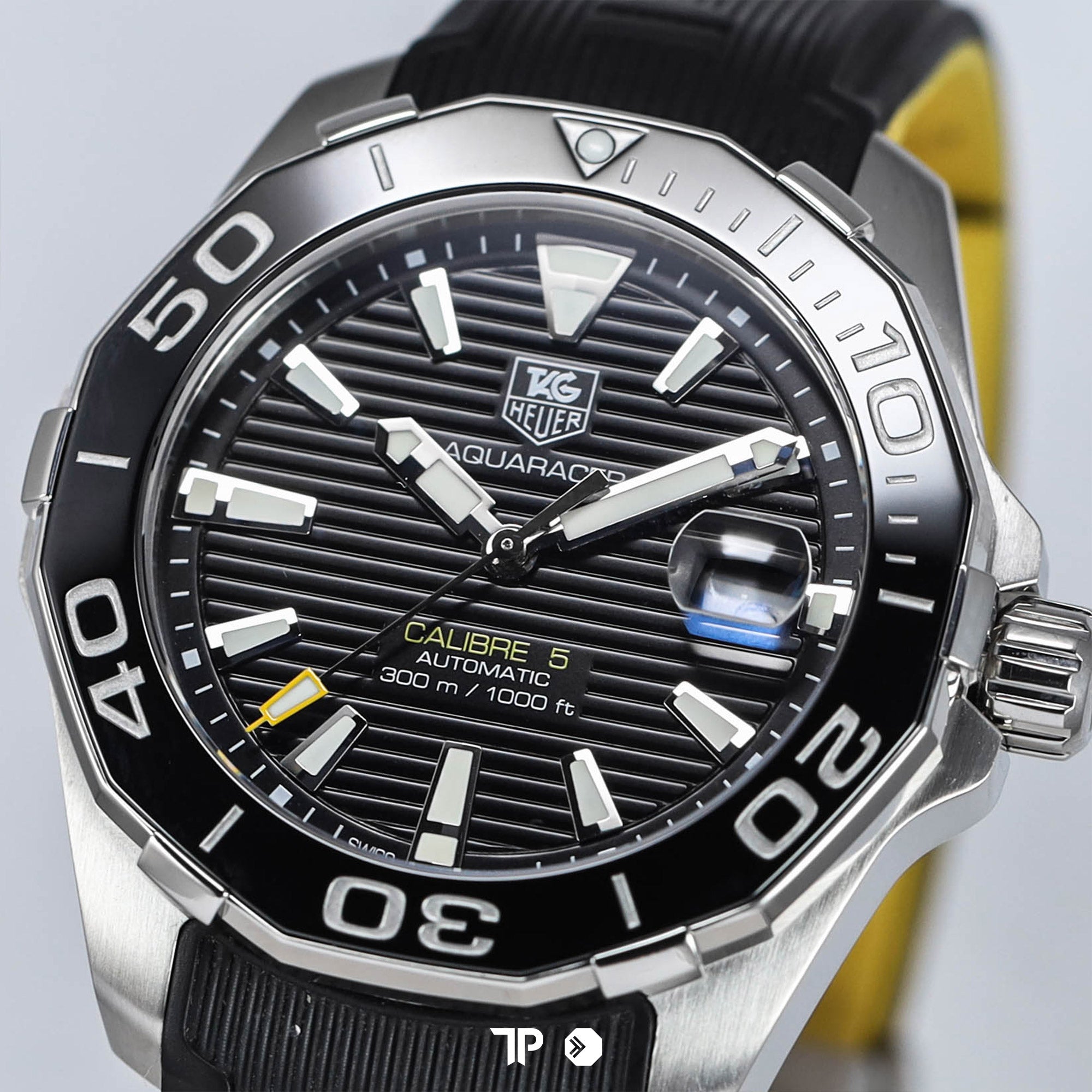 Aquaracer Cal 5 Black Ceramic Rubber 41mm