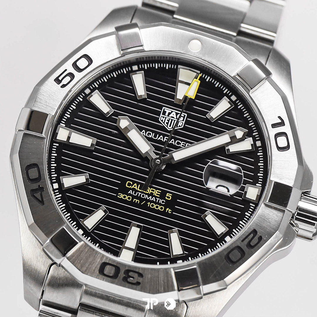 Aquaracer Automatic Calibre 5 43mm Black Dial (2021)