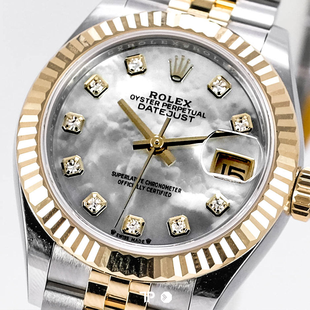 Datejust 28 White MOP Dial Fluted Bezel NEW(2026)