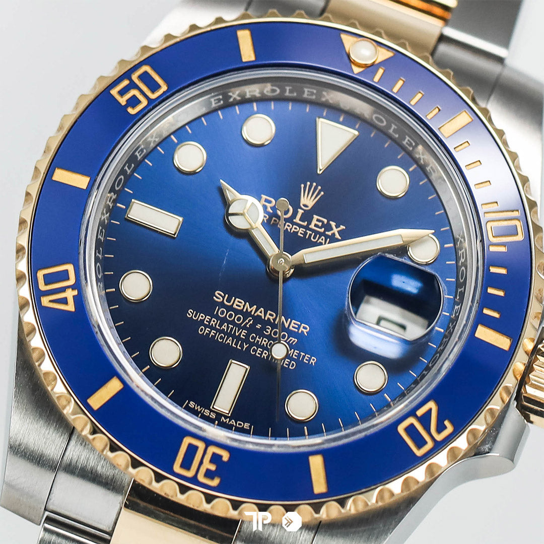 Submariner Two Tone Yellow Gold Blue Sunburst 40mm (2020)