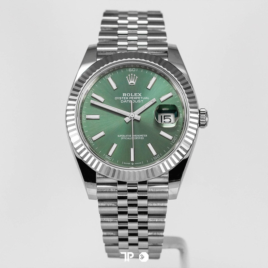Datejust 41 Mint Green Fluted Bezel Jubilee NEW(2026)