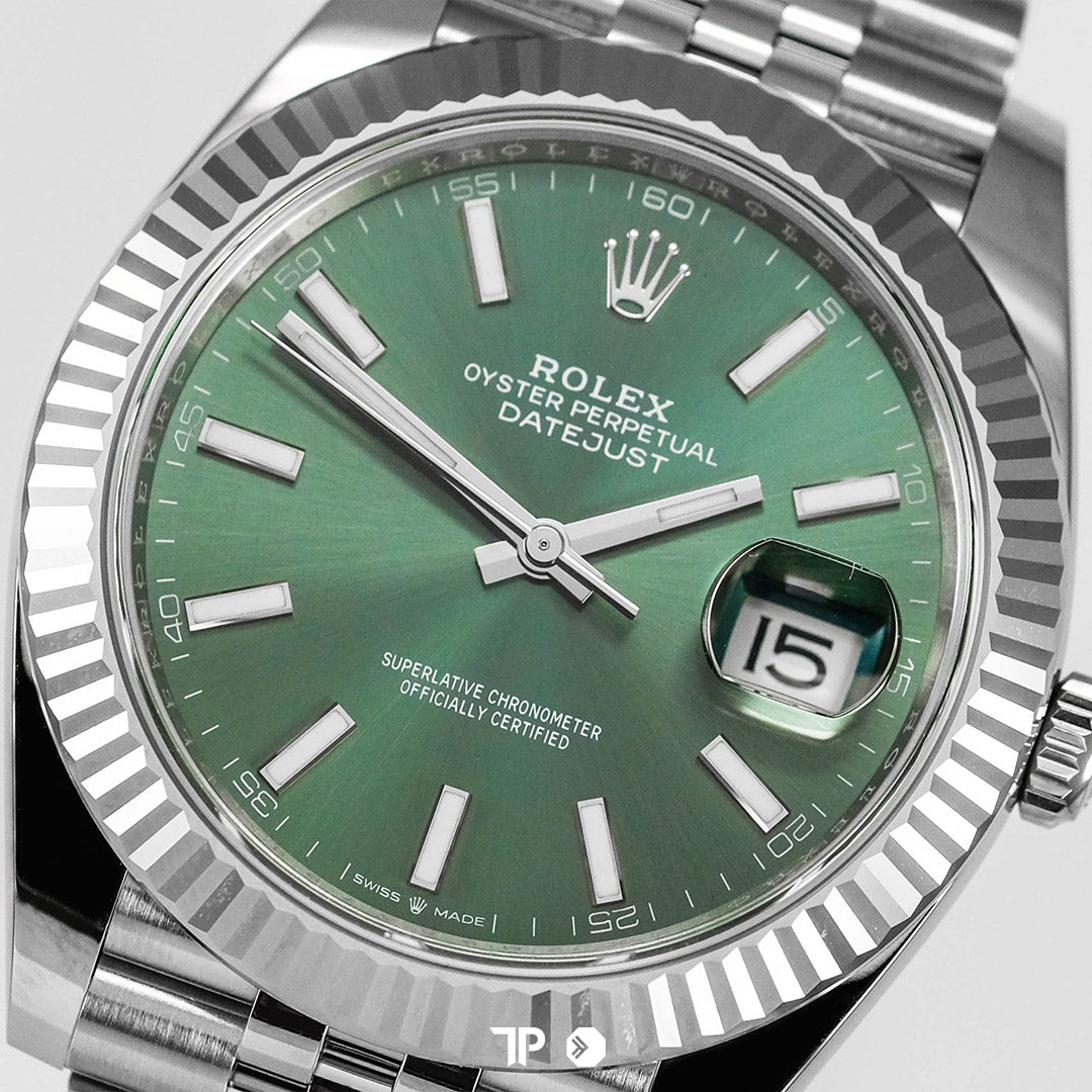 Datejust 41 Mint Green Fluted Bezel Jubilee NEW(2026)