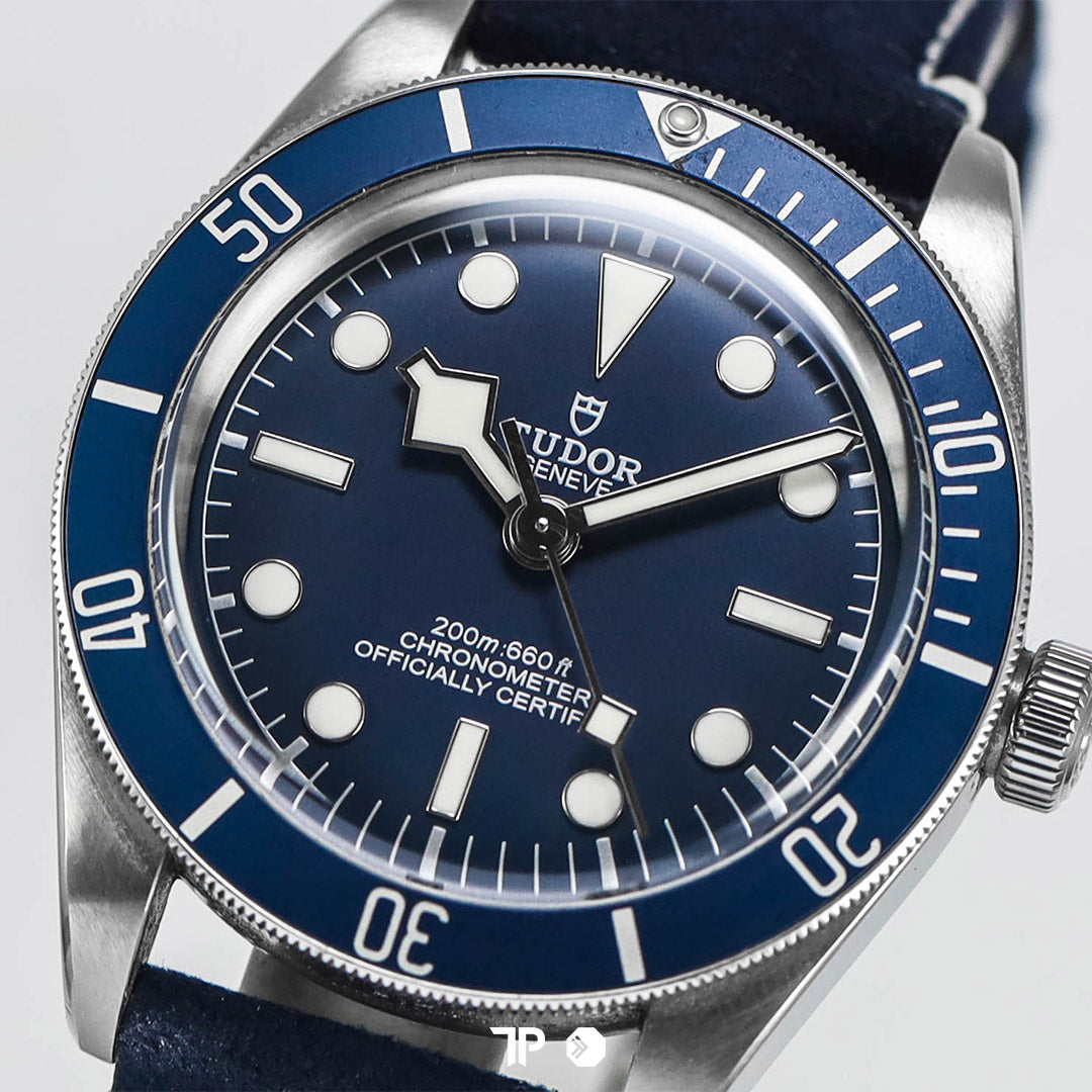 BlackBay 41 Blue Bezel Black Dial Leather (2018)