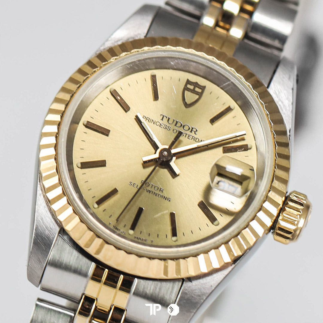 Princess Oysterdate Two Tone Yellow Gold 25mm (1997)