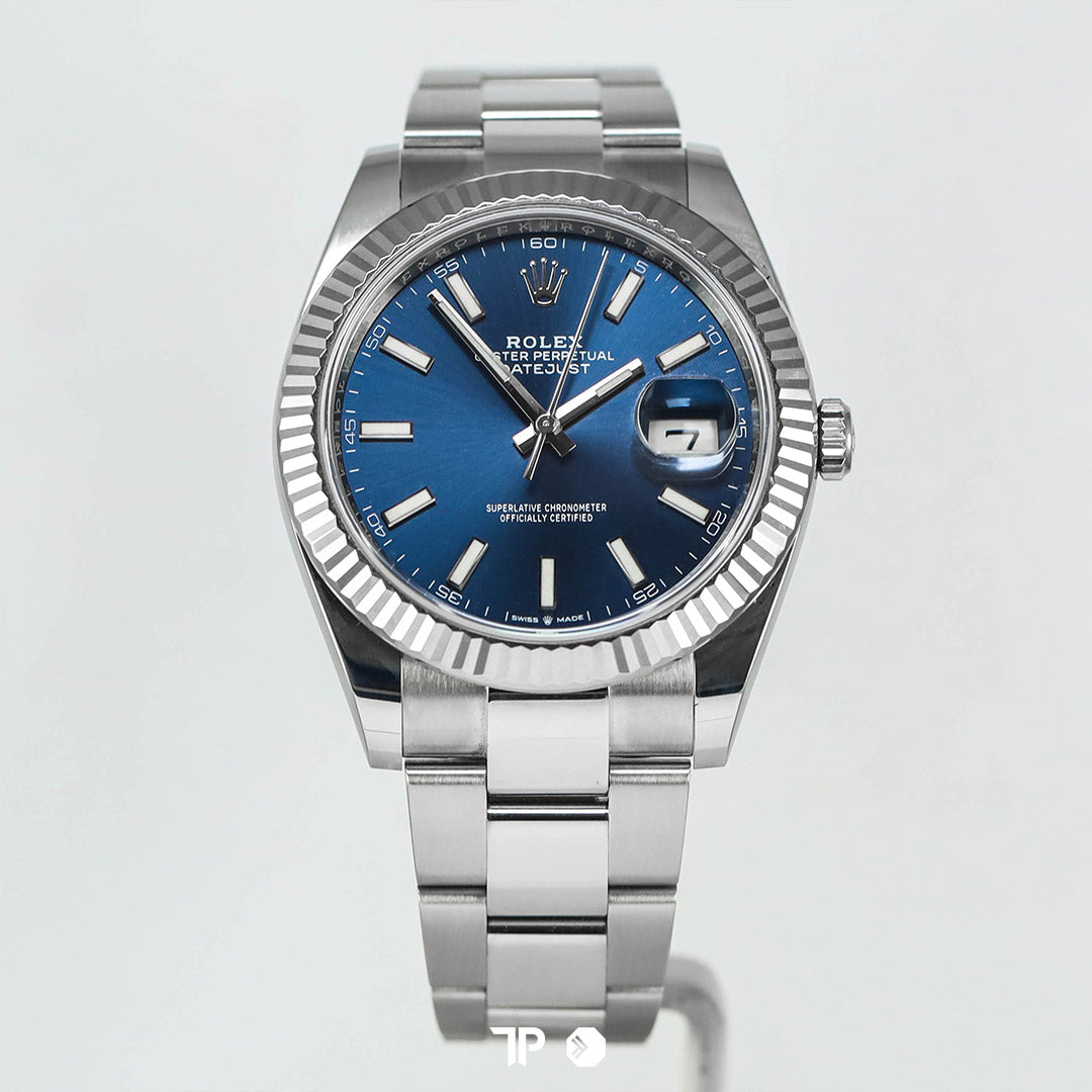Datejust 41 Blue Dial Fluted Bezel Oyster (2019)