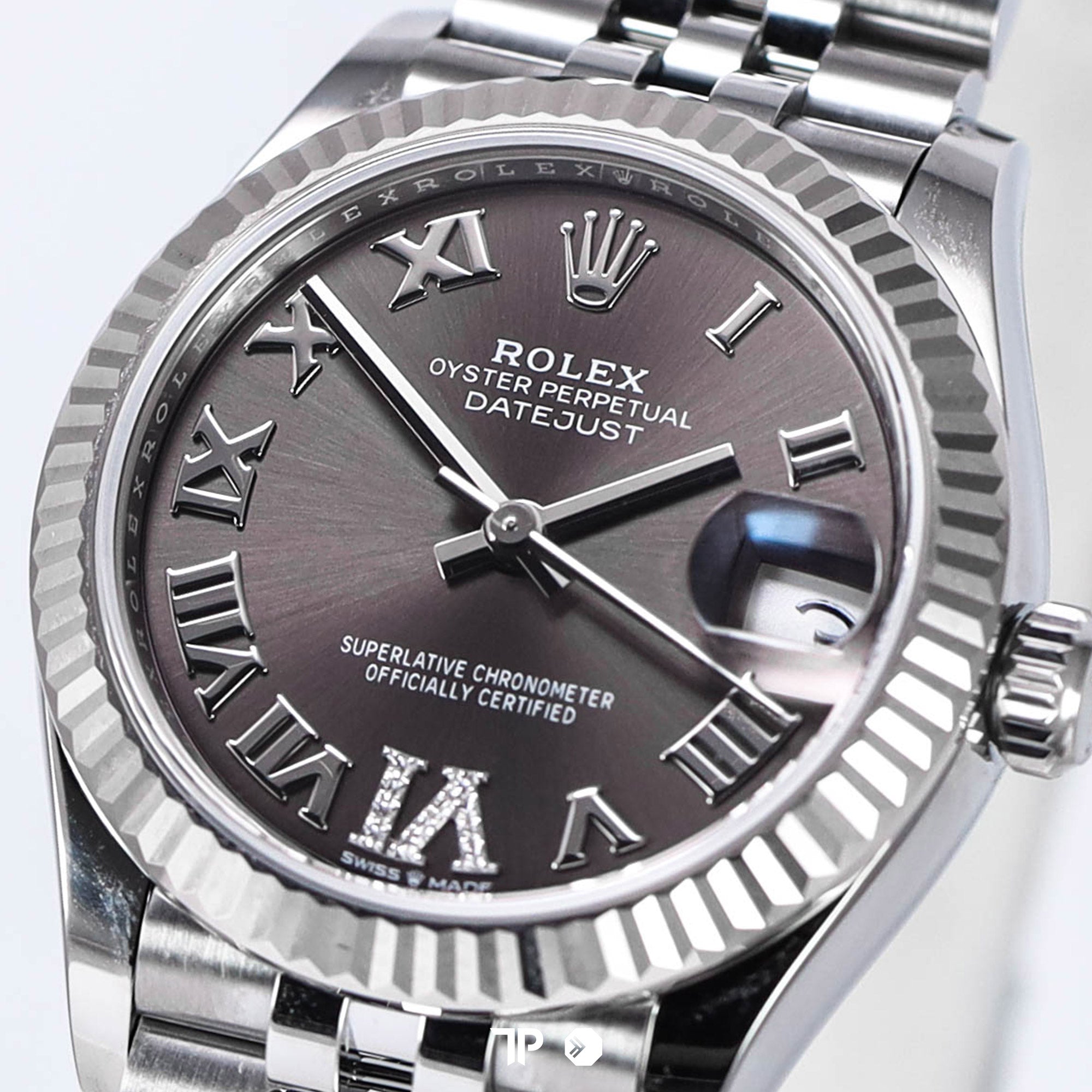 Datejust 31 Grey Roman Dial Diamond on VI NEW(2024)