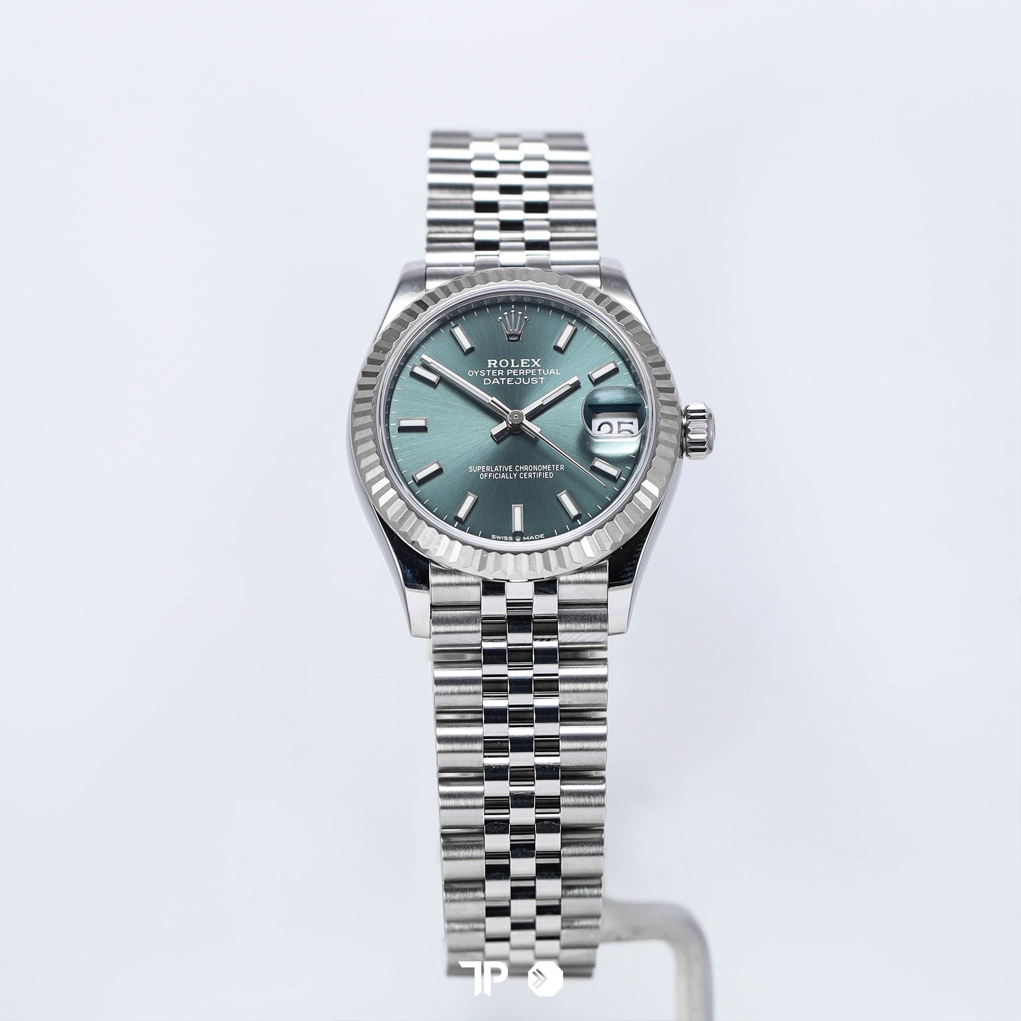 Datejust 31 Mint Green Dial Fluted Bezel Jubilee Bracelet (2020)