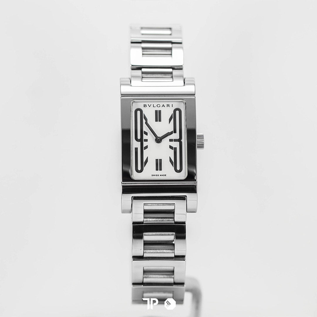 Rettangolo Quartz White Dial 21mm