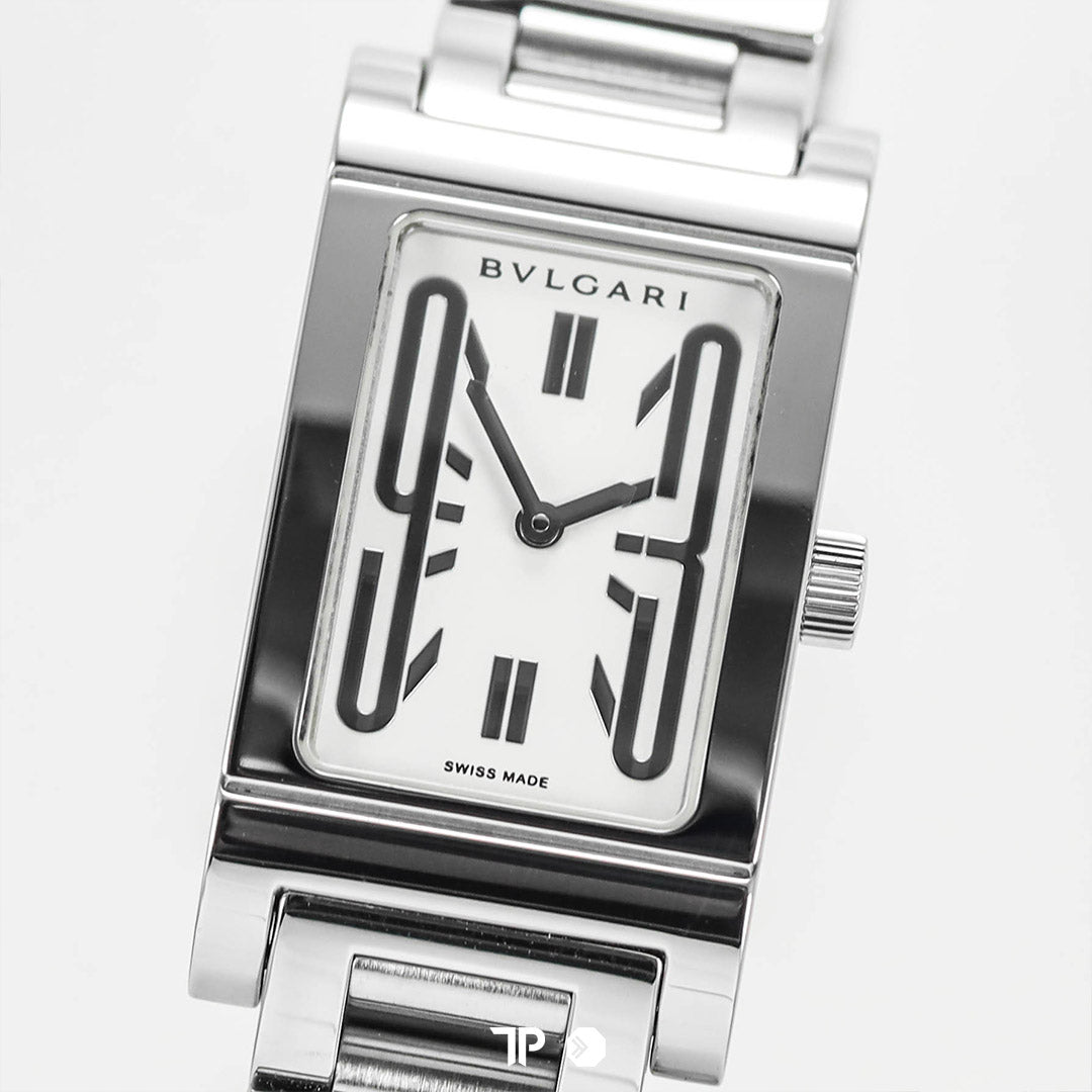 Rettangolo Quartz White Dial 21mm