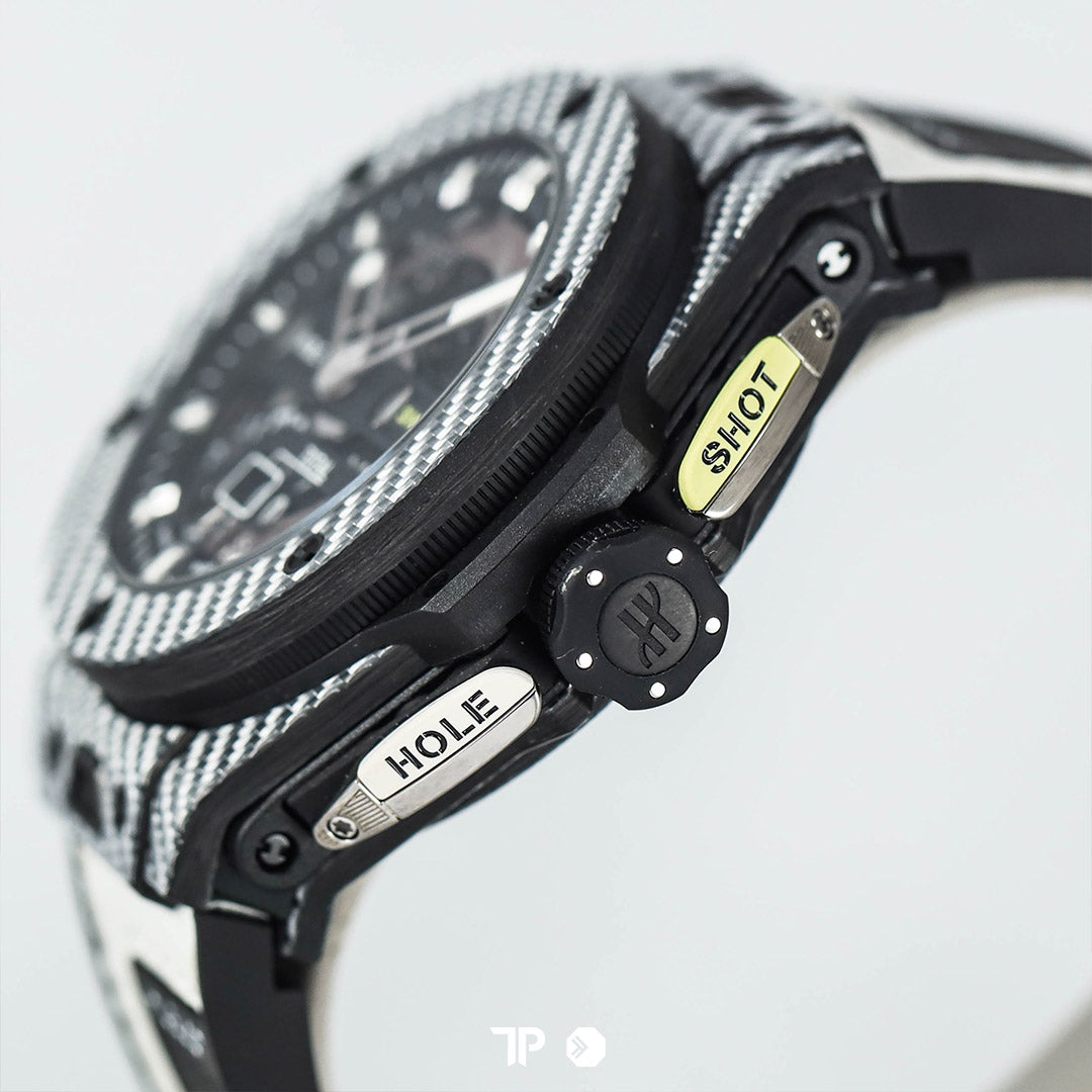 Big Bang White 'Golf Carbon' 45mm (UNDATED)